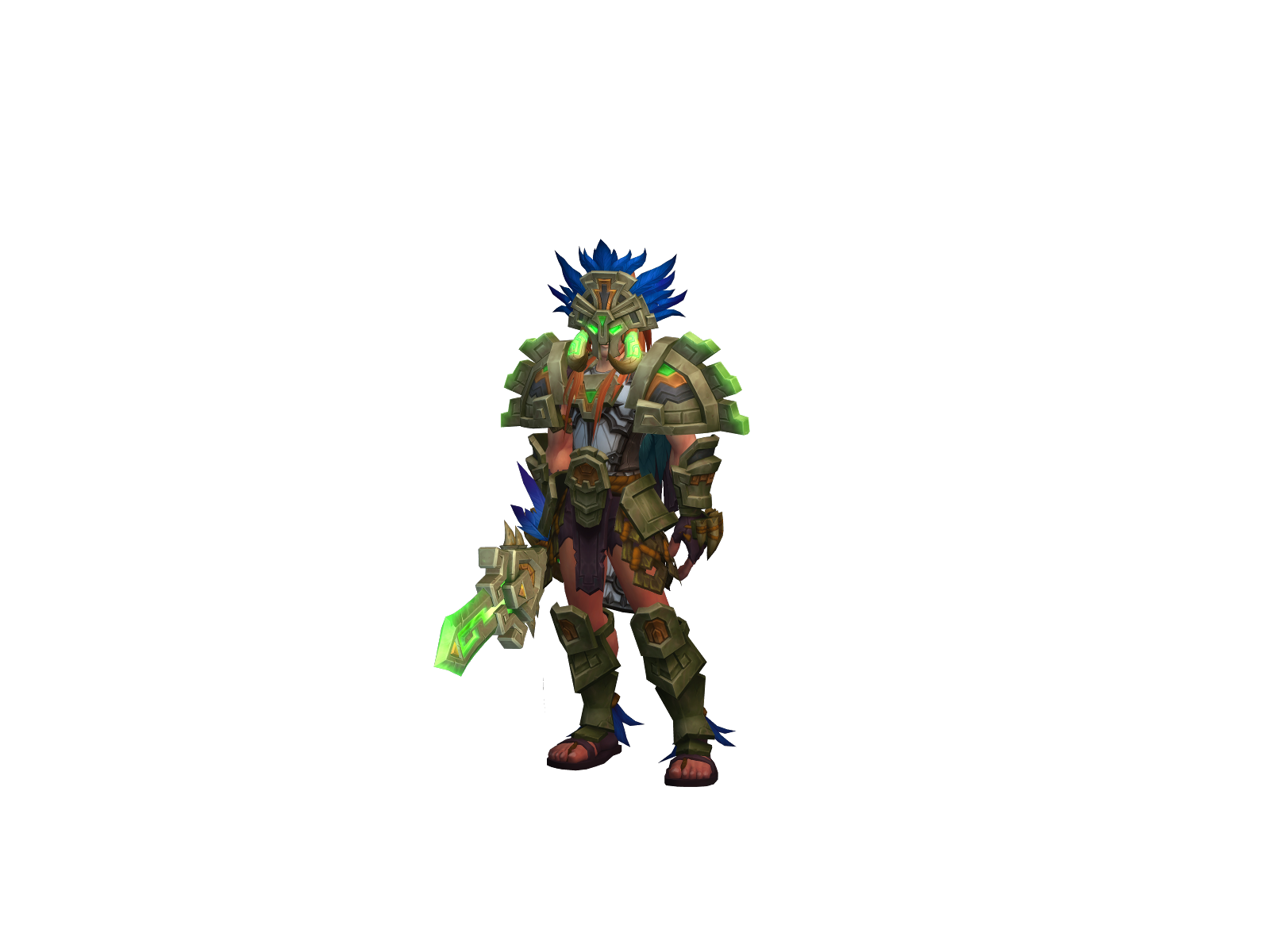 Palamande 3D character render