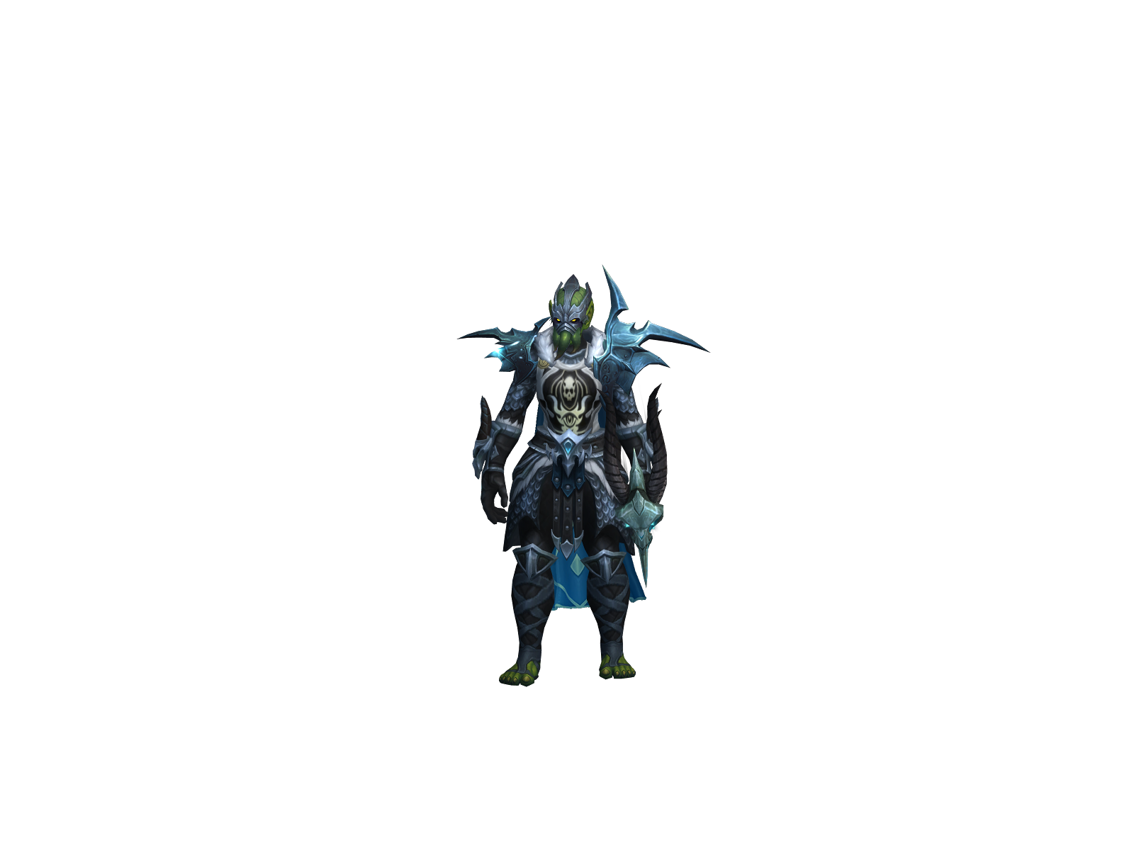 Wrathes 3D character render