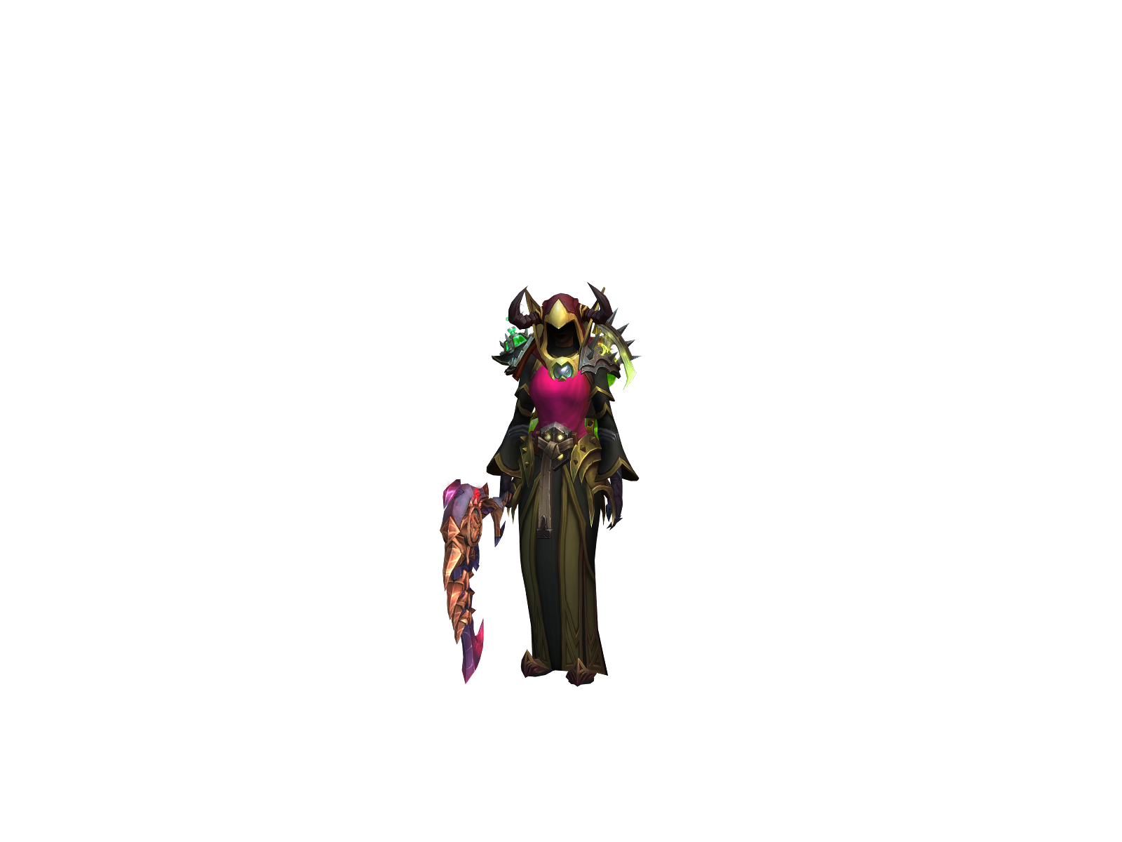 Zetsubo 3D character render