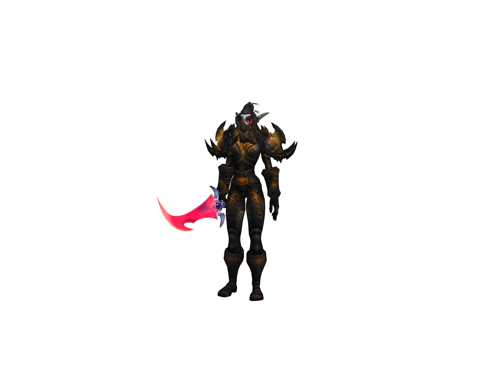 Panicked 3D character render