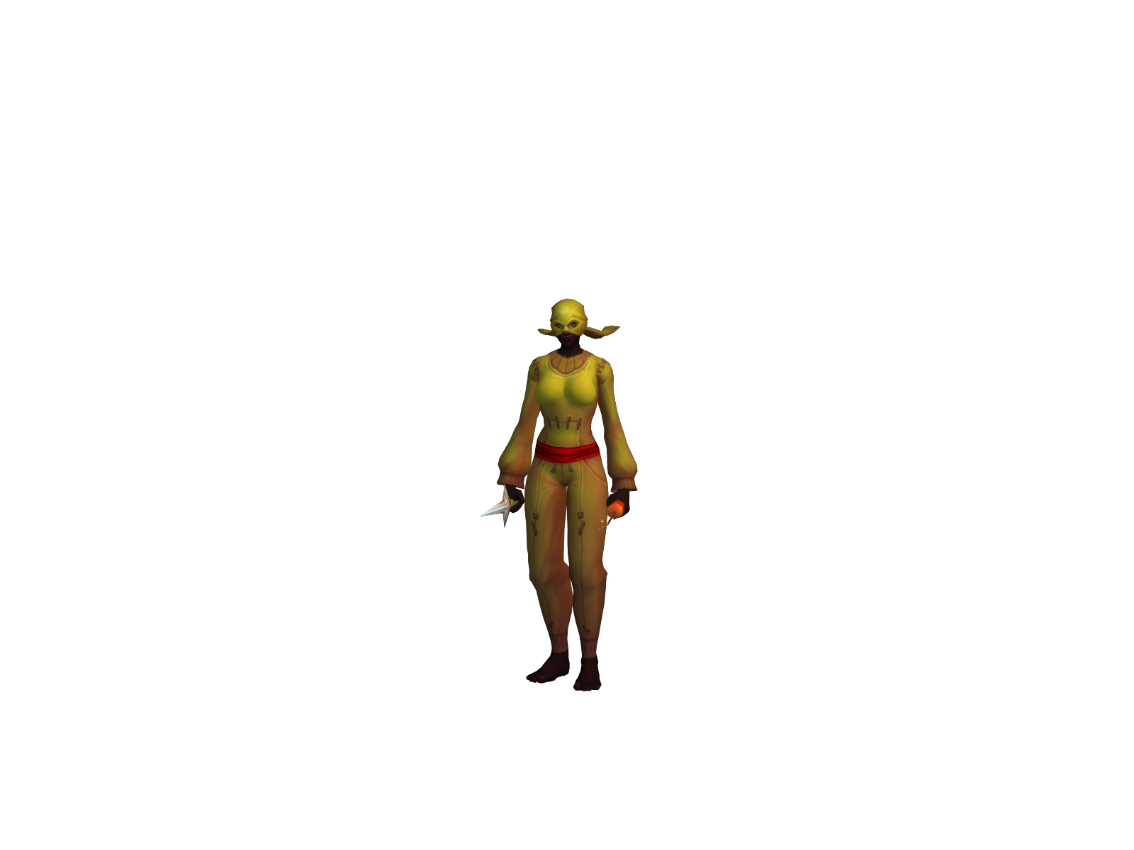 Lassy 3D character render
