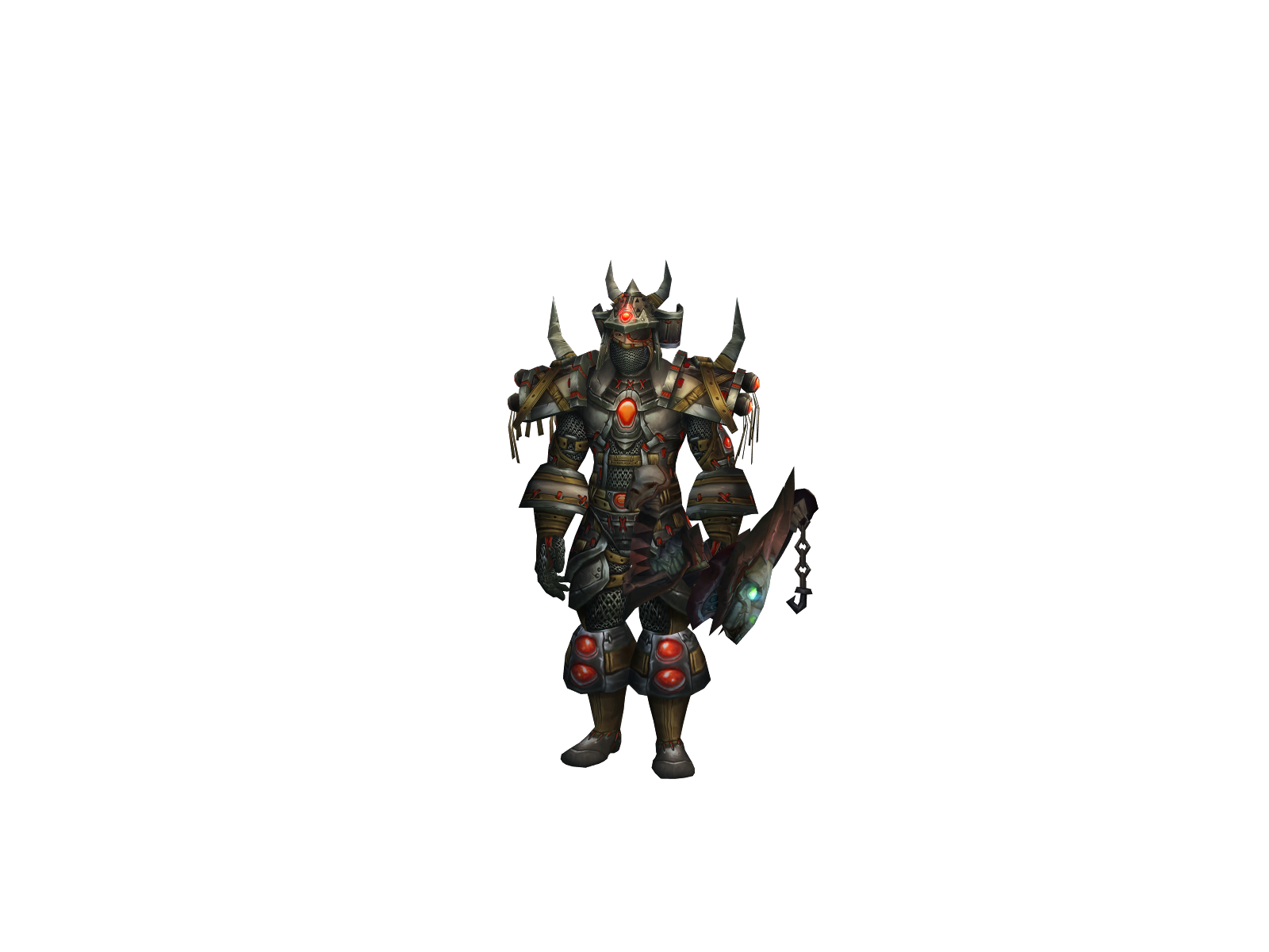 Pourt 3D character render