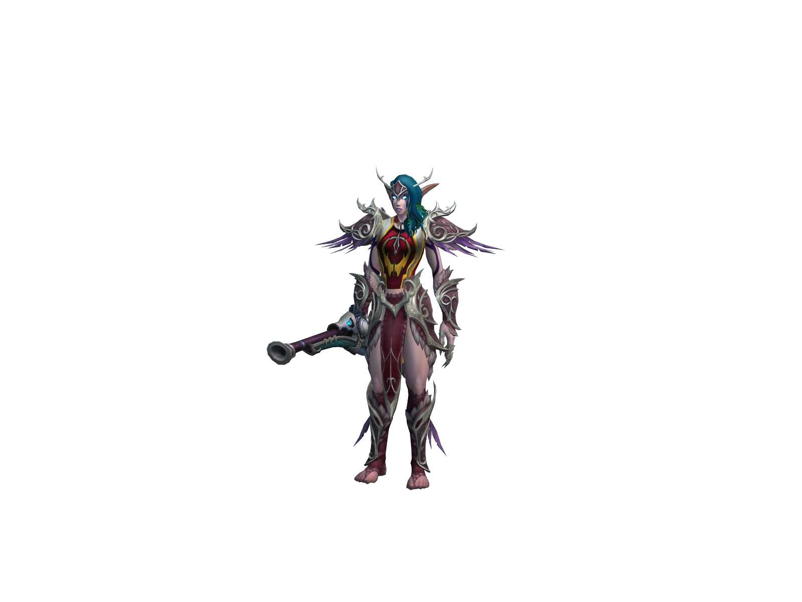 Lörien 3D character render