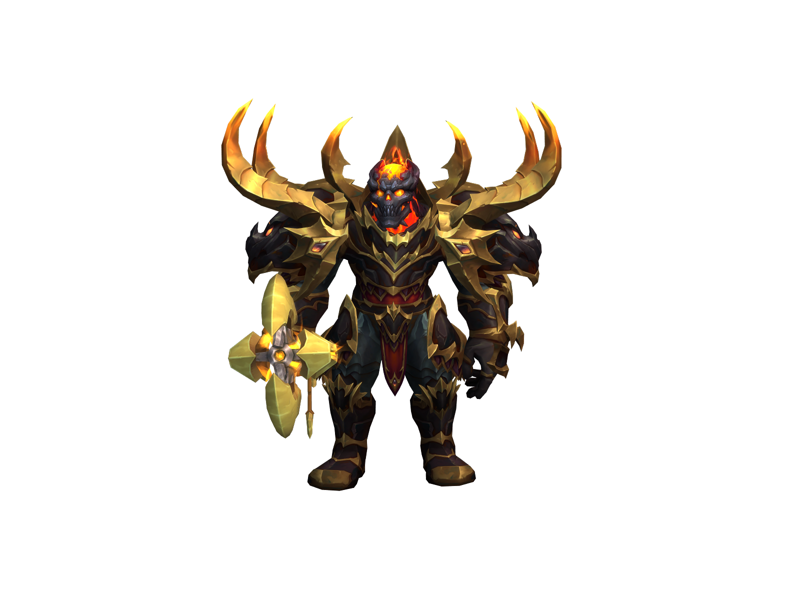 Axemán 3D character render
