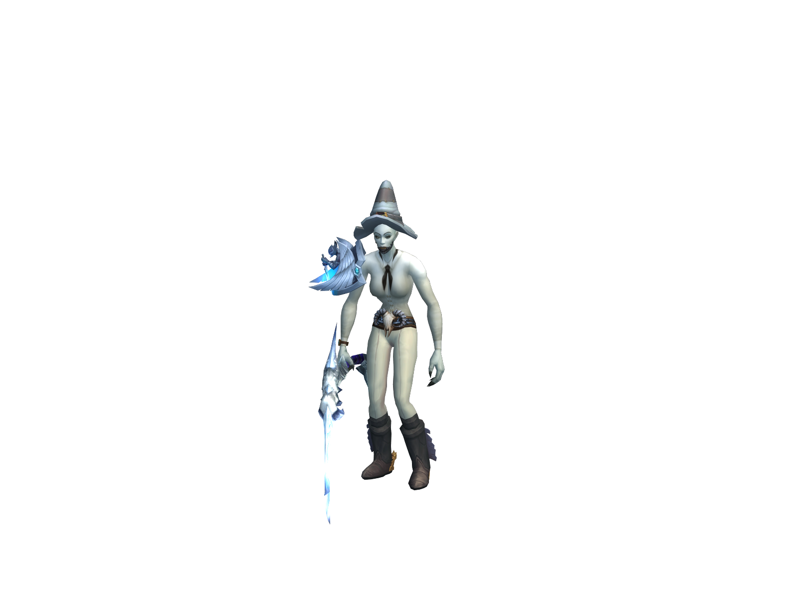 Voodkaa 3D character render