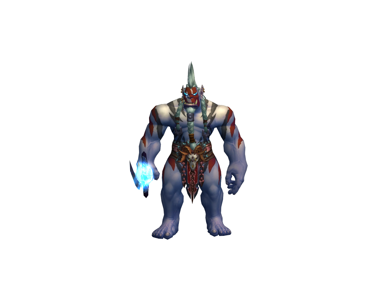 Lichtenburg 3D character render