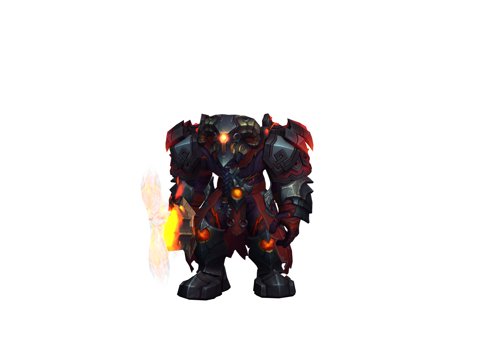Hellrokk 3D character render