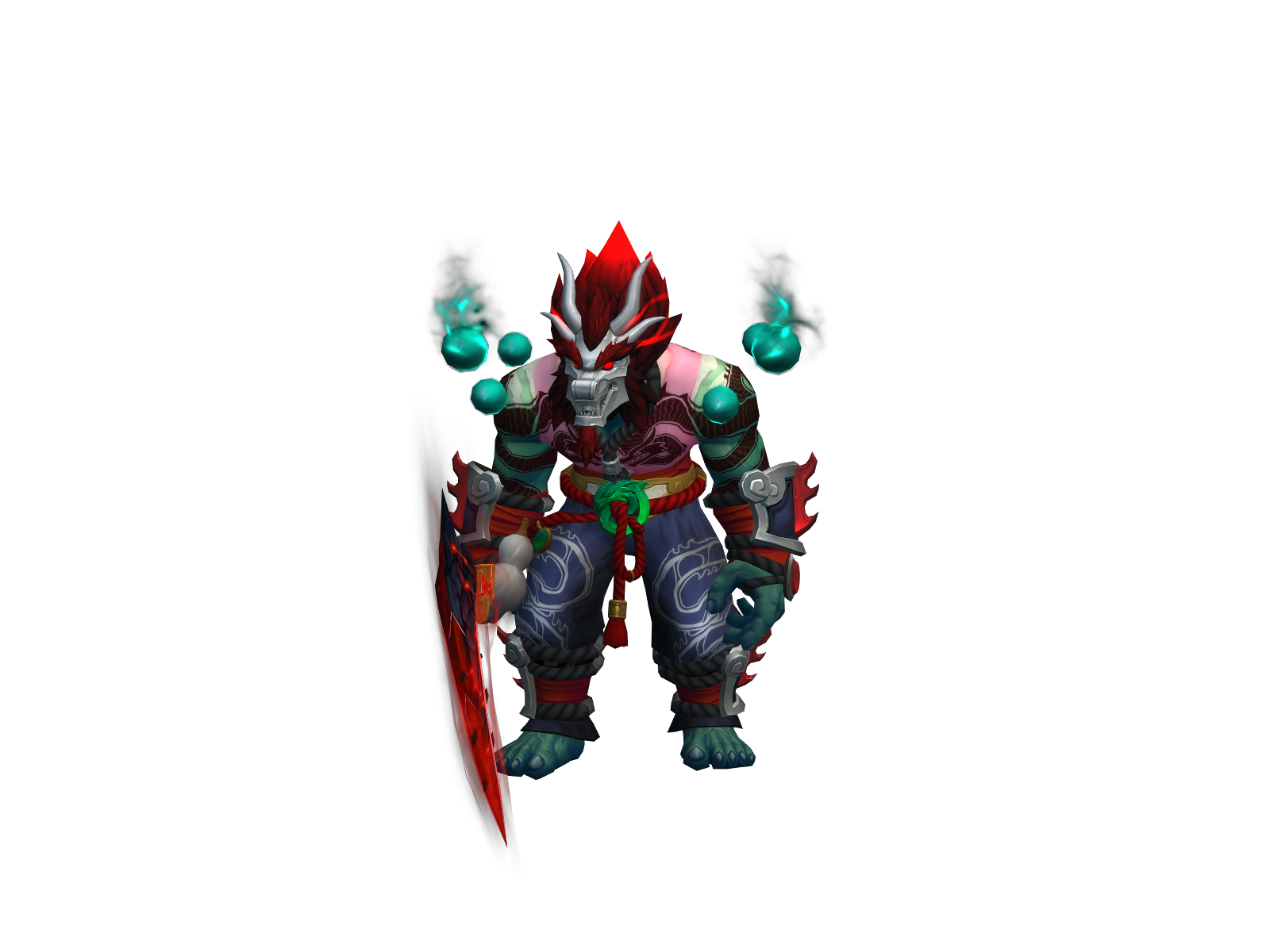 Meskalin 3D character render