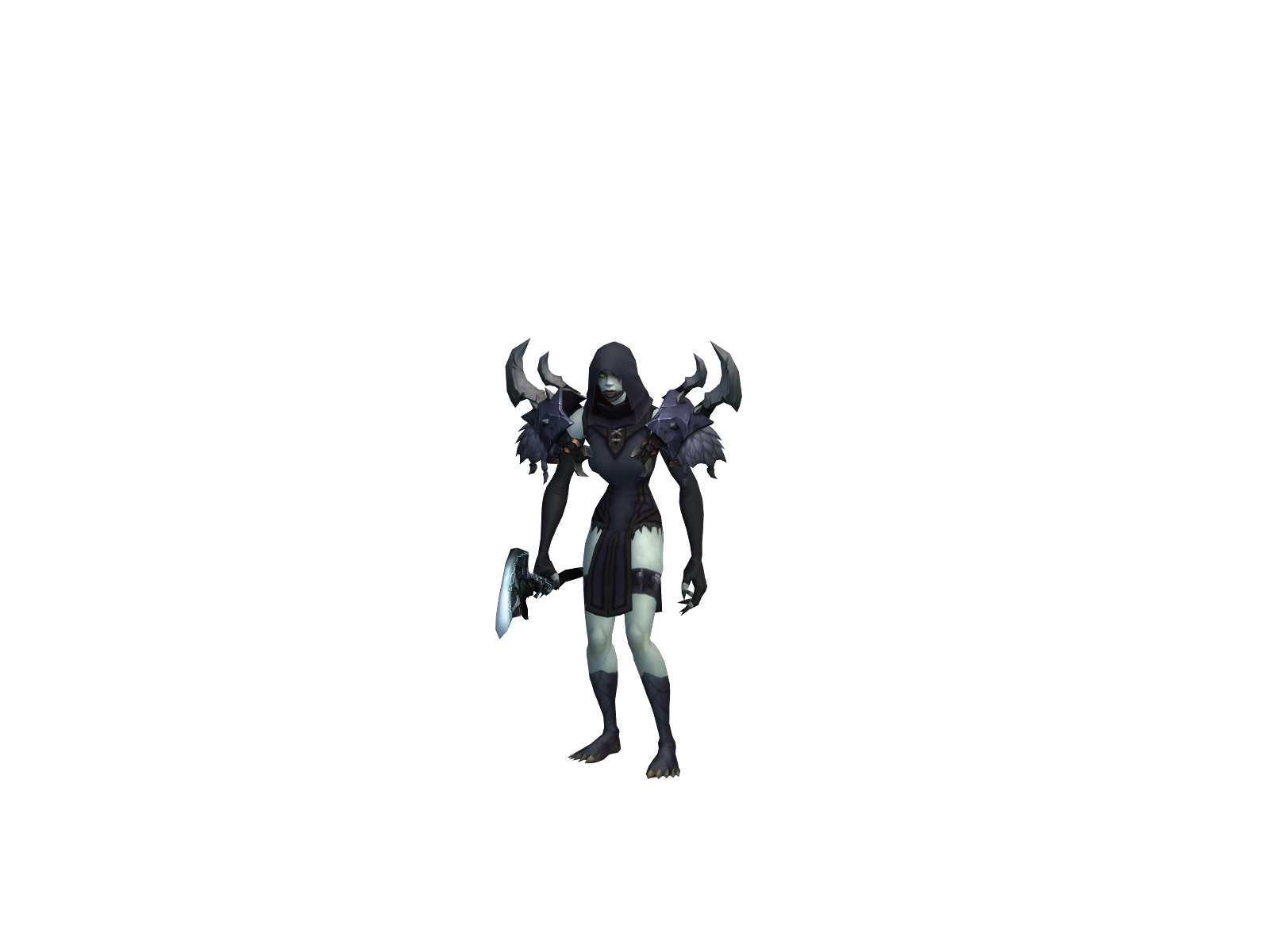 Ewalouvia 3D character render