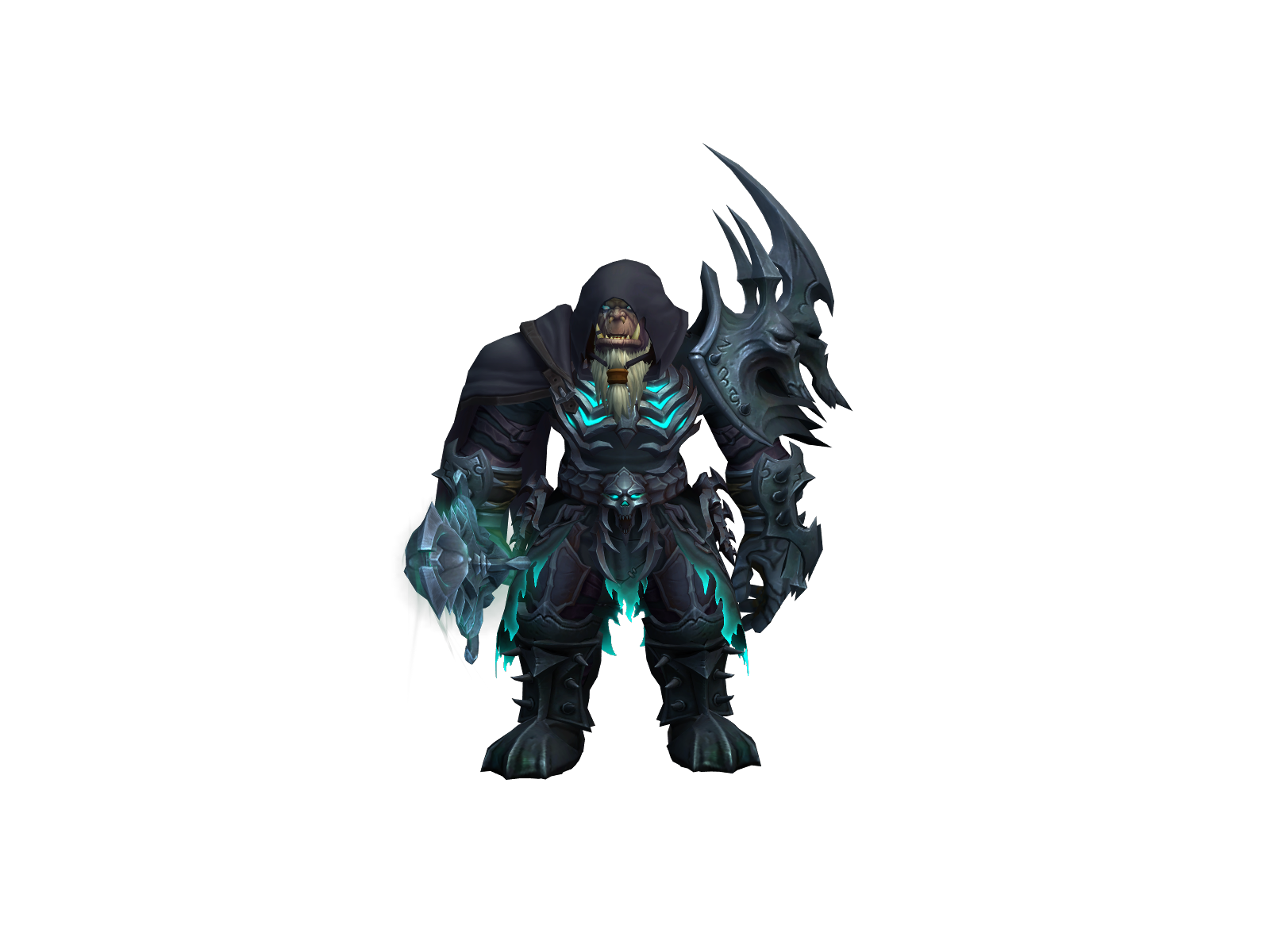 Nekrobane 3D character render