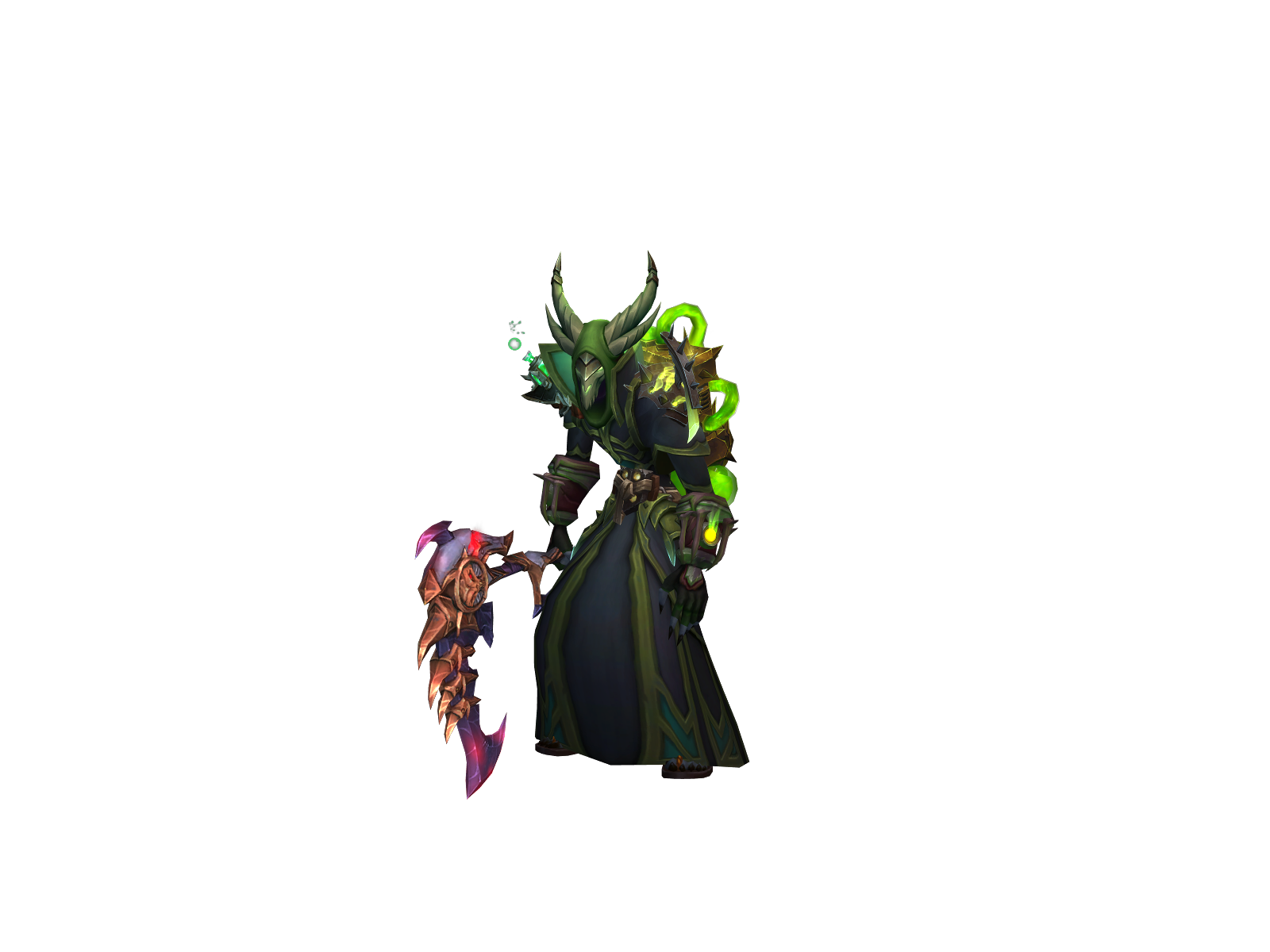 Zetsubo 3D character render