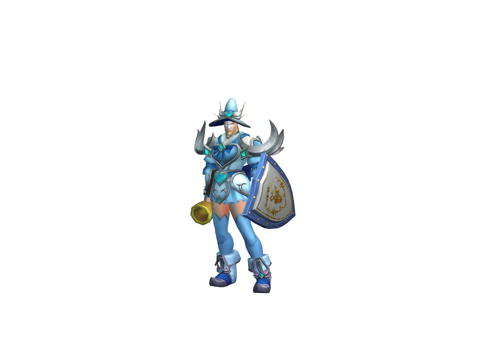 Michalian 3D character render