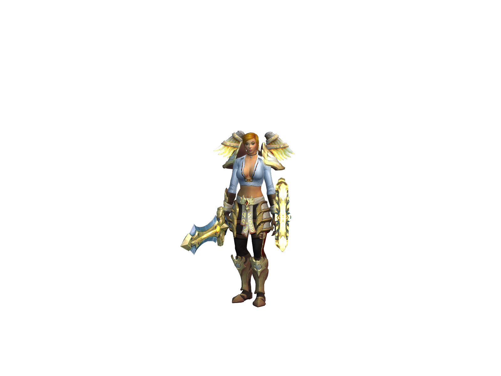 Bezmøzek 3D character render