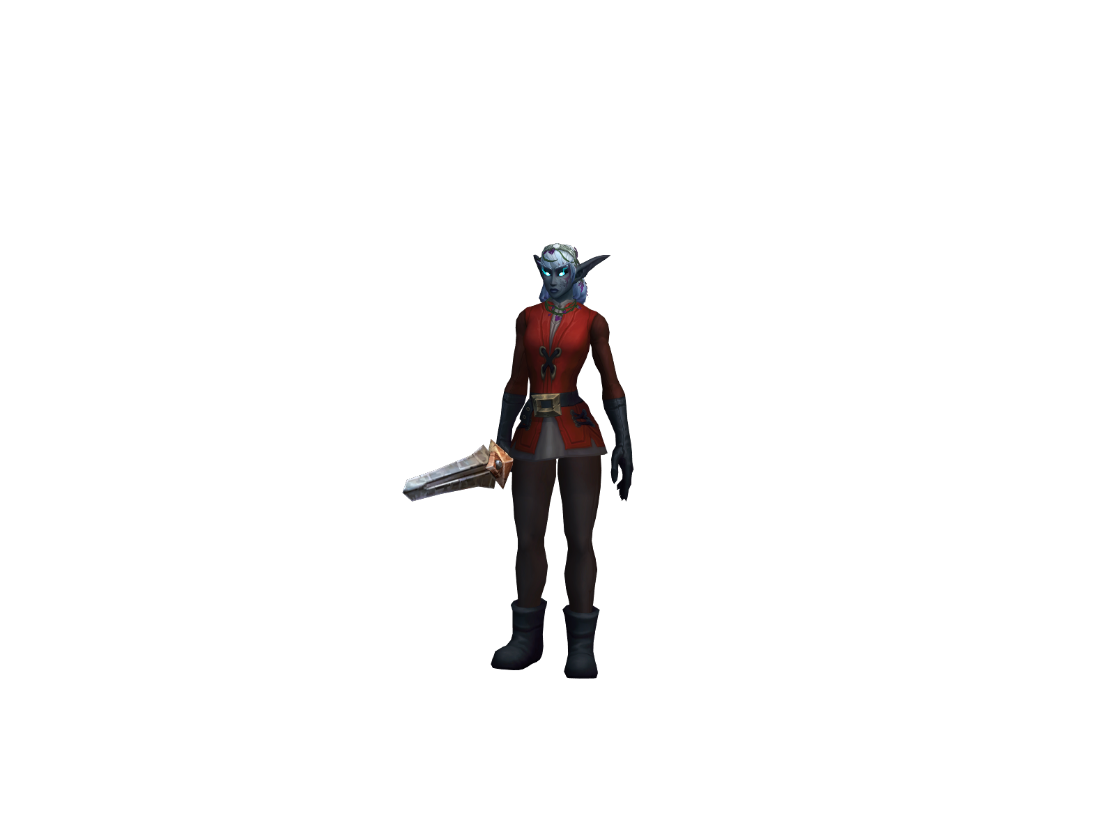 Lílék 3D character render