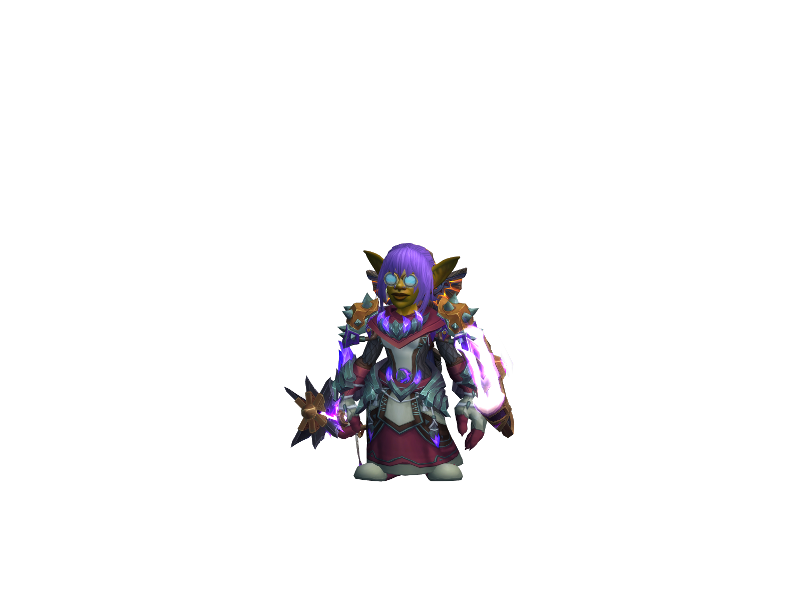 Mildret 3D character render