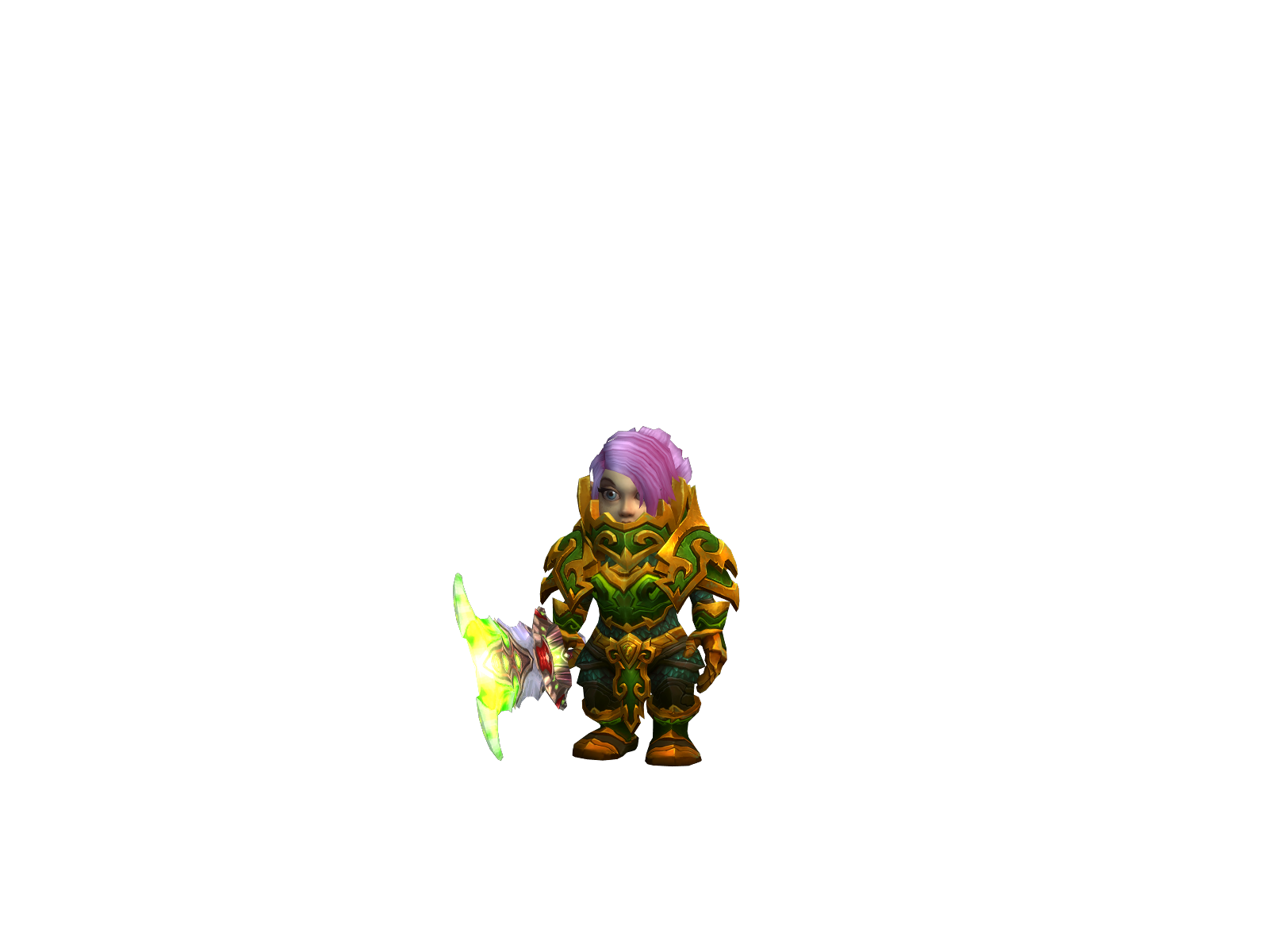 Marackøwn 3D character render
