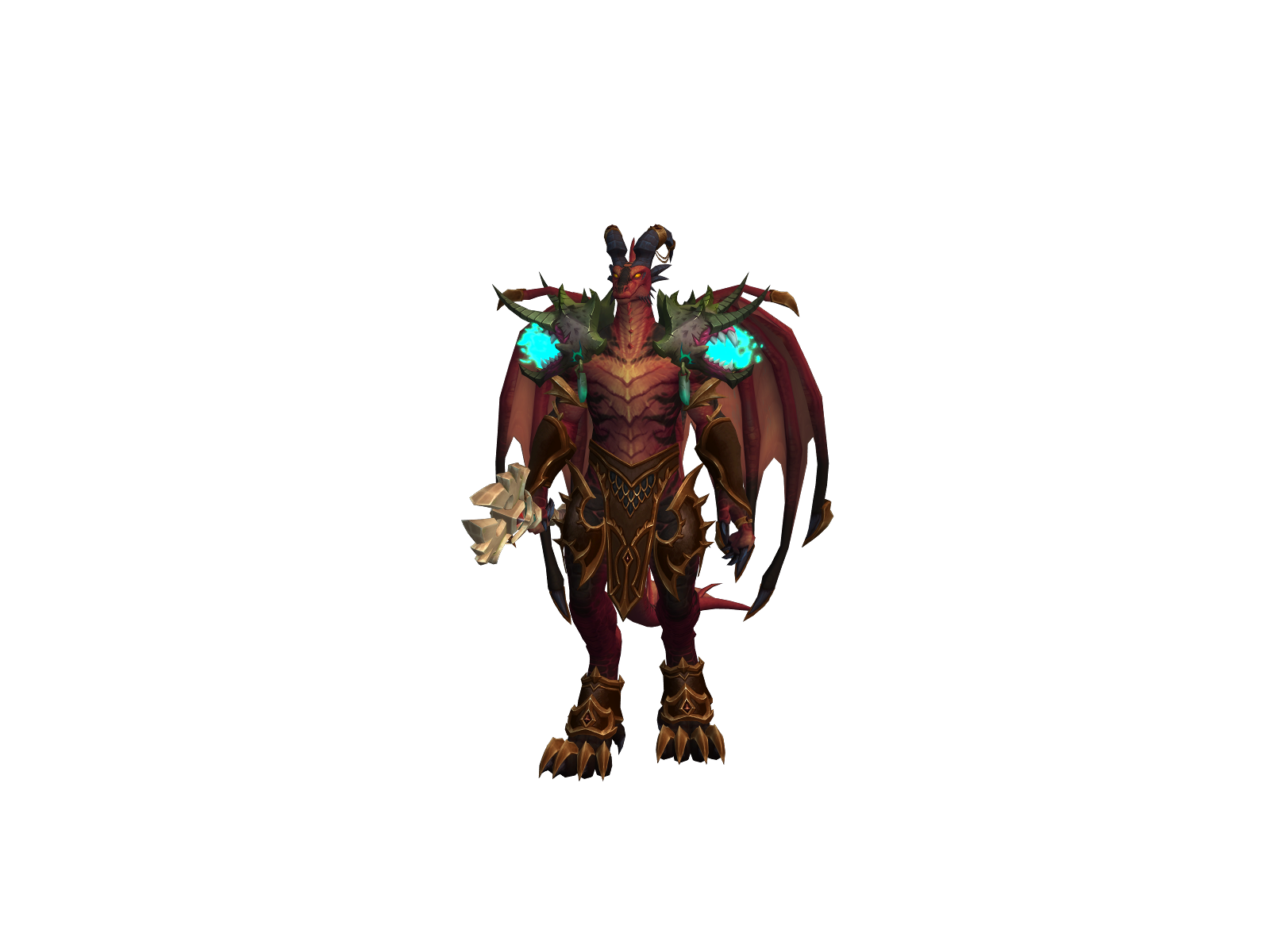 Hellcaller 3D character render