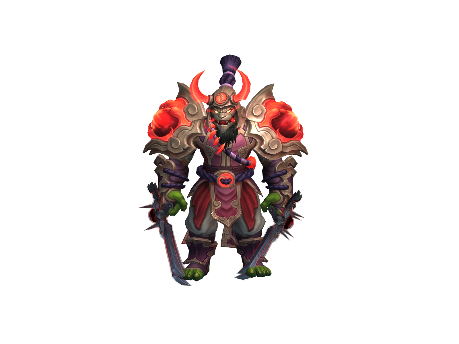Mistcaller 3D character render