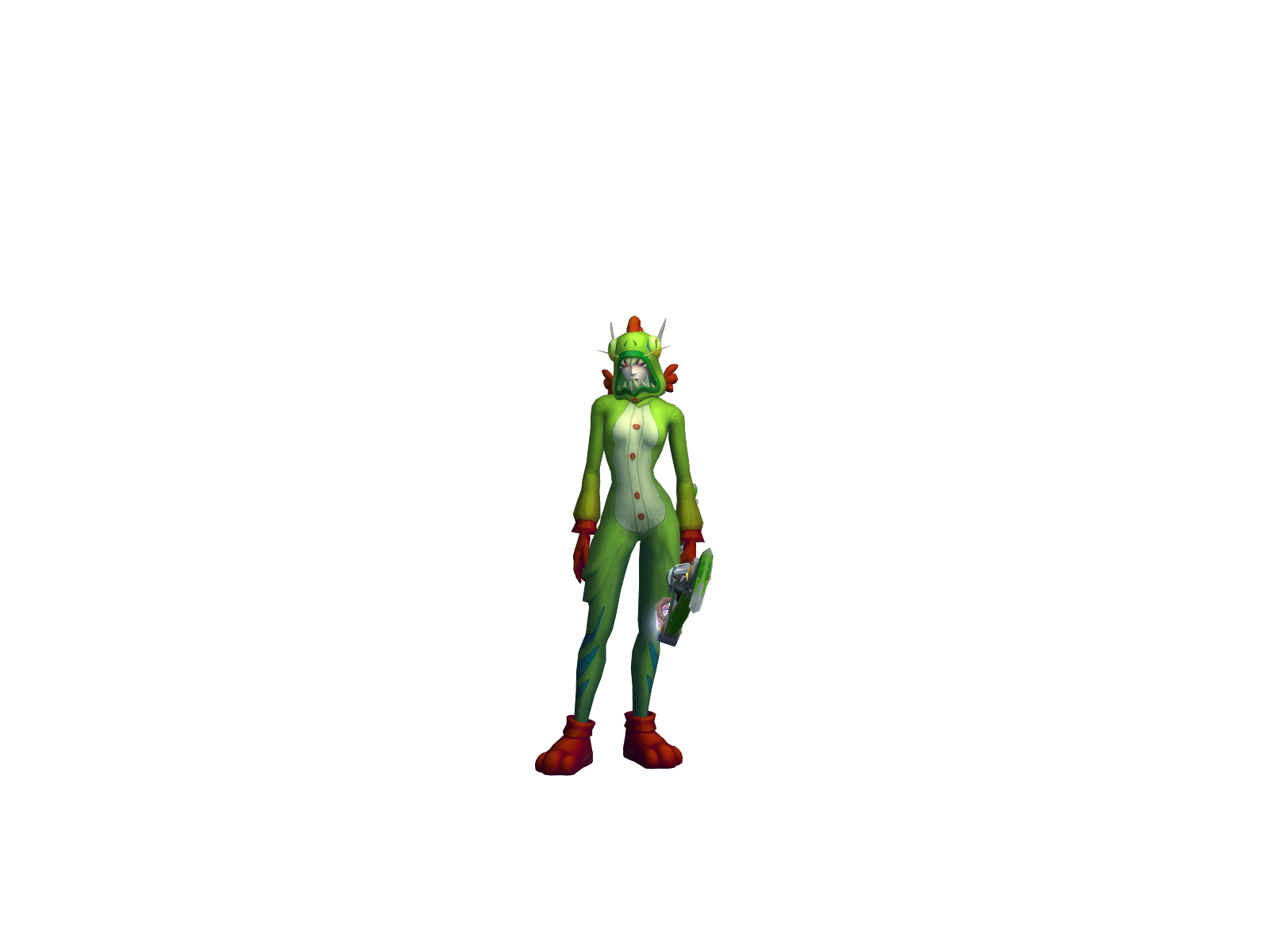 Saruhime 3D character render