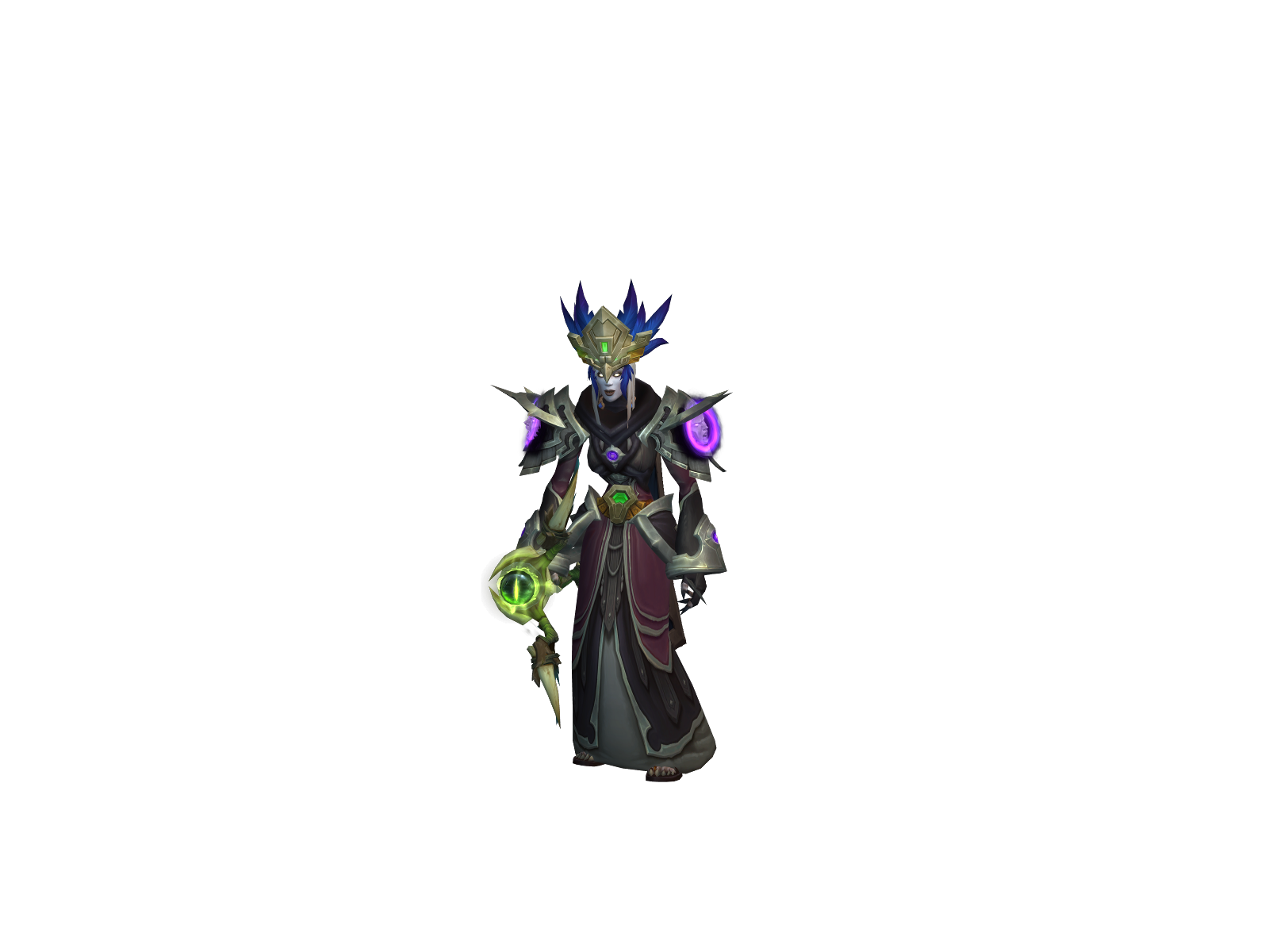 Sová 3D character render
