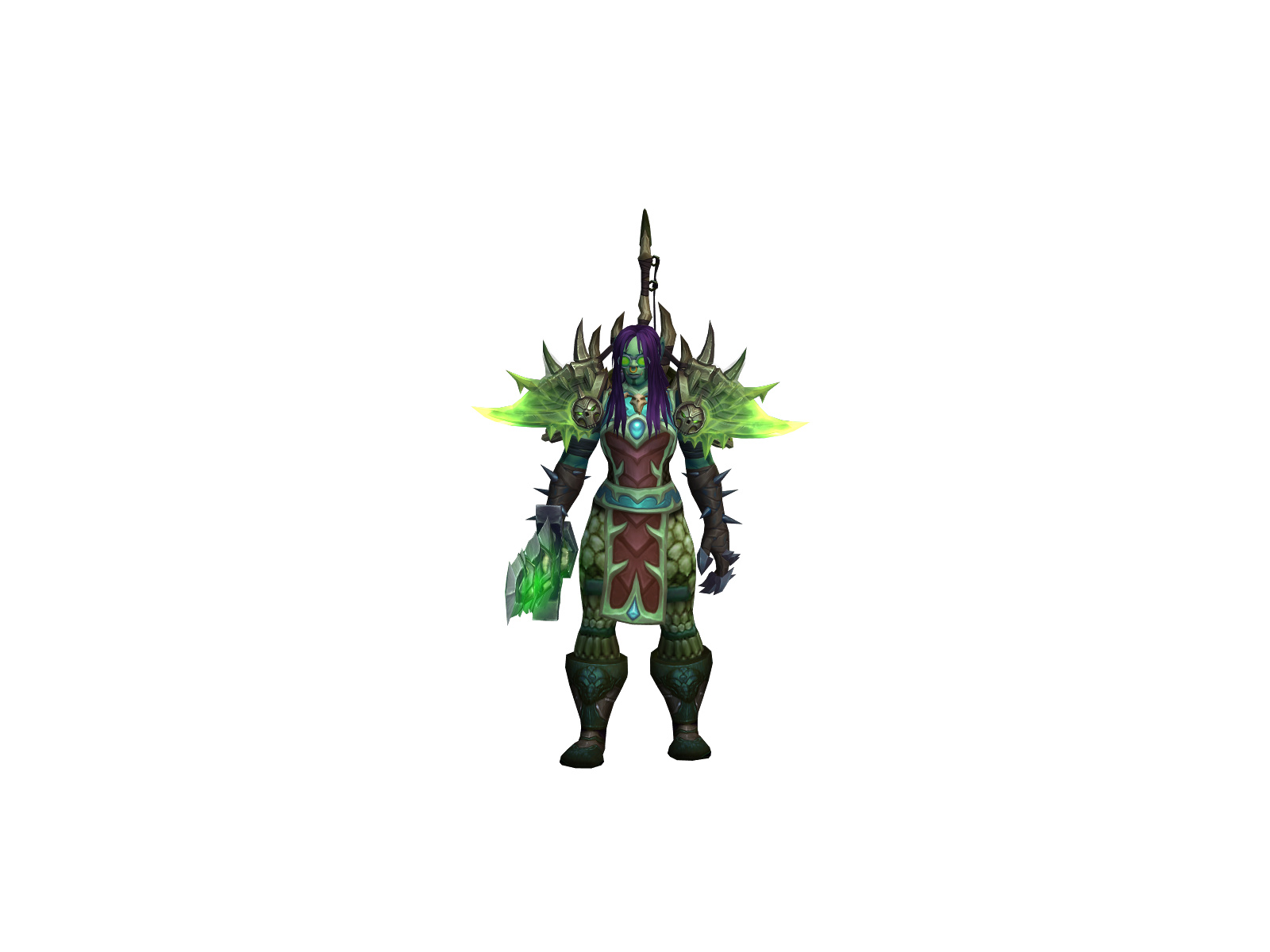Unholyborec 3D character render