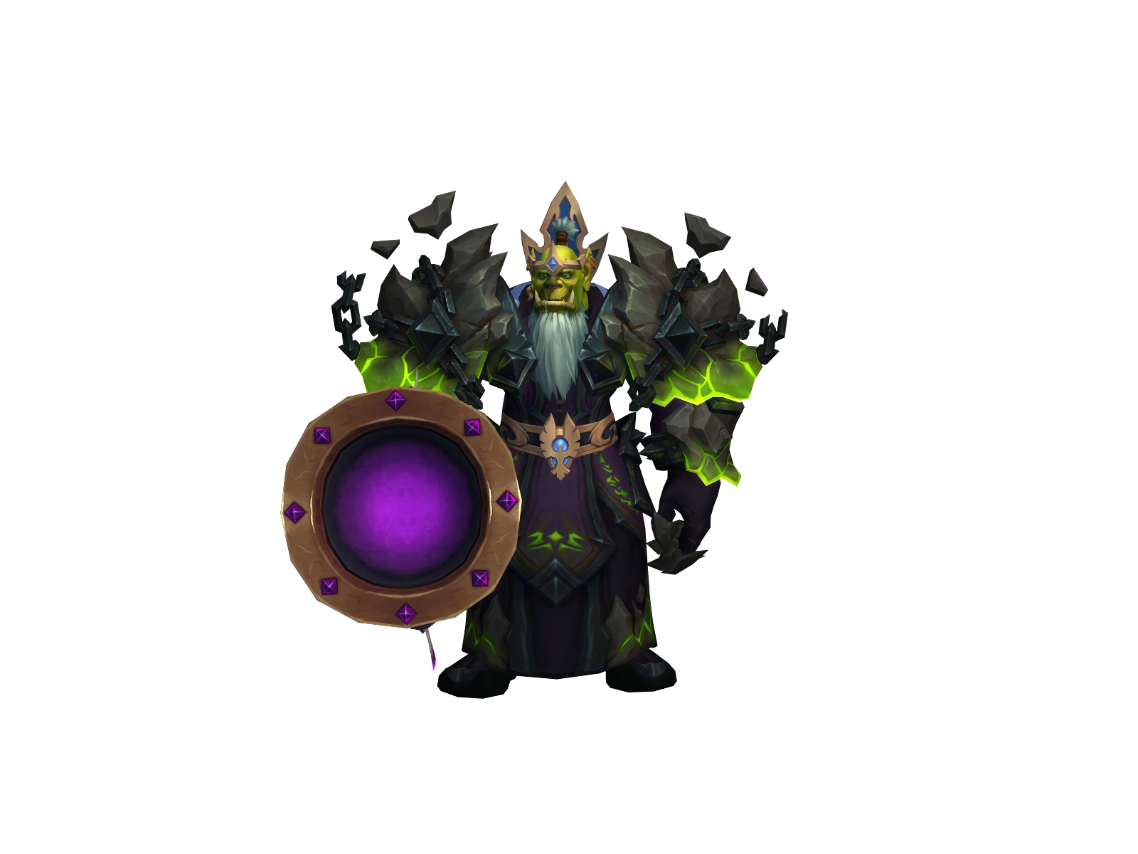 Dergel 3D character render