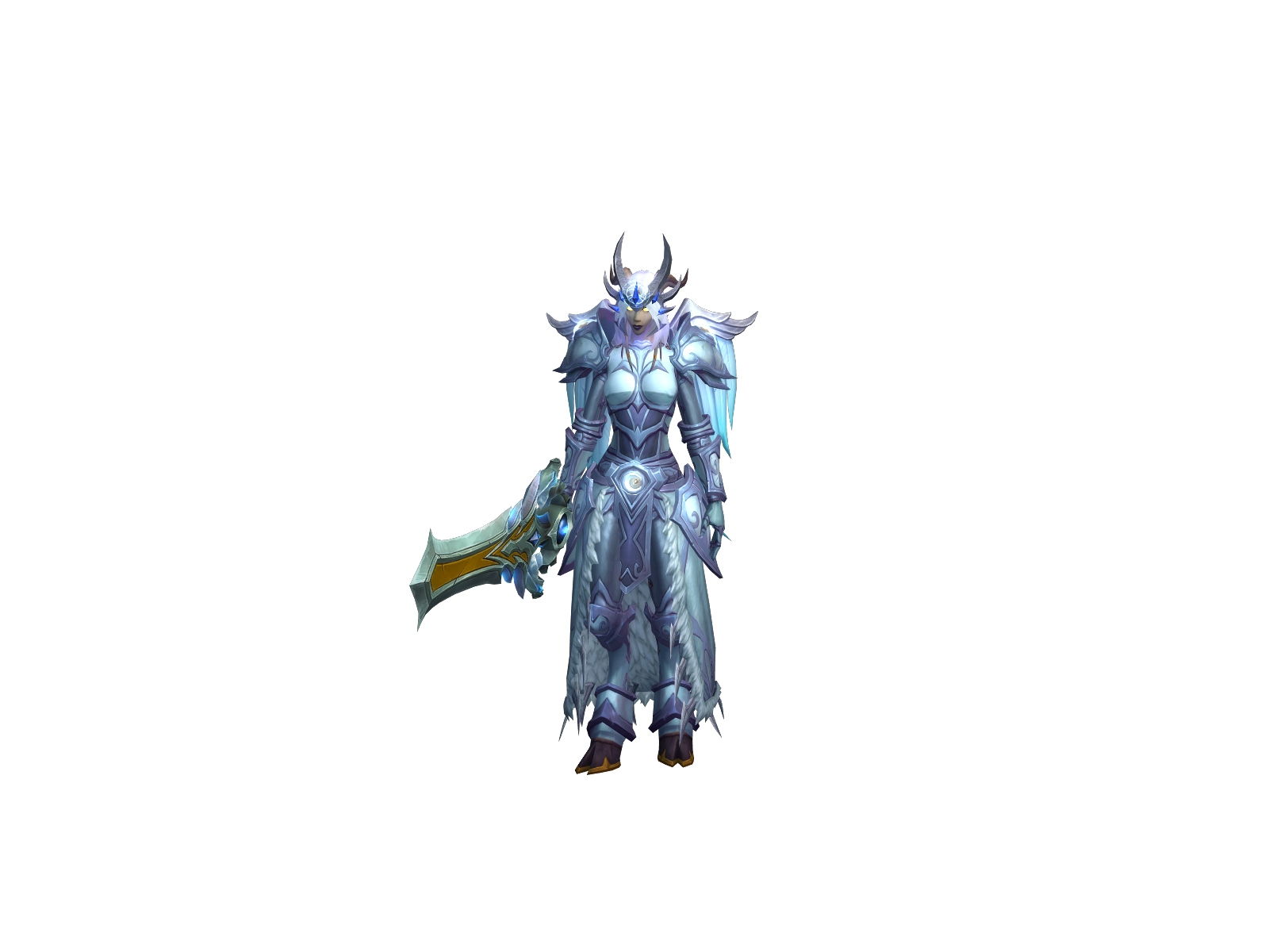 Paladina 3D character render