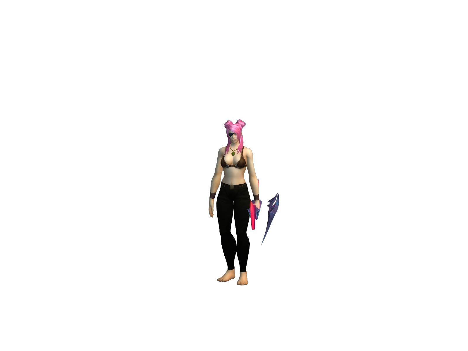 Crackitos 3D character render