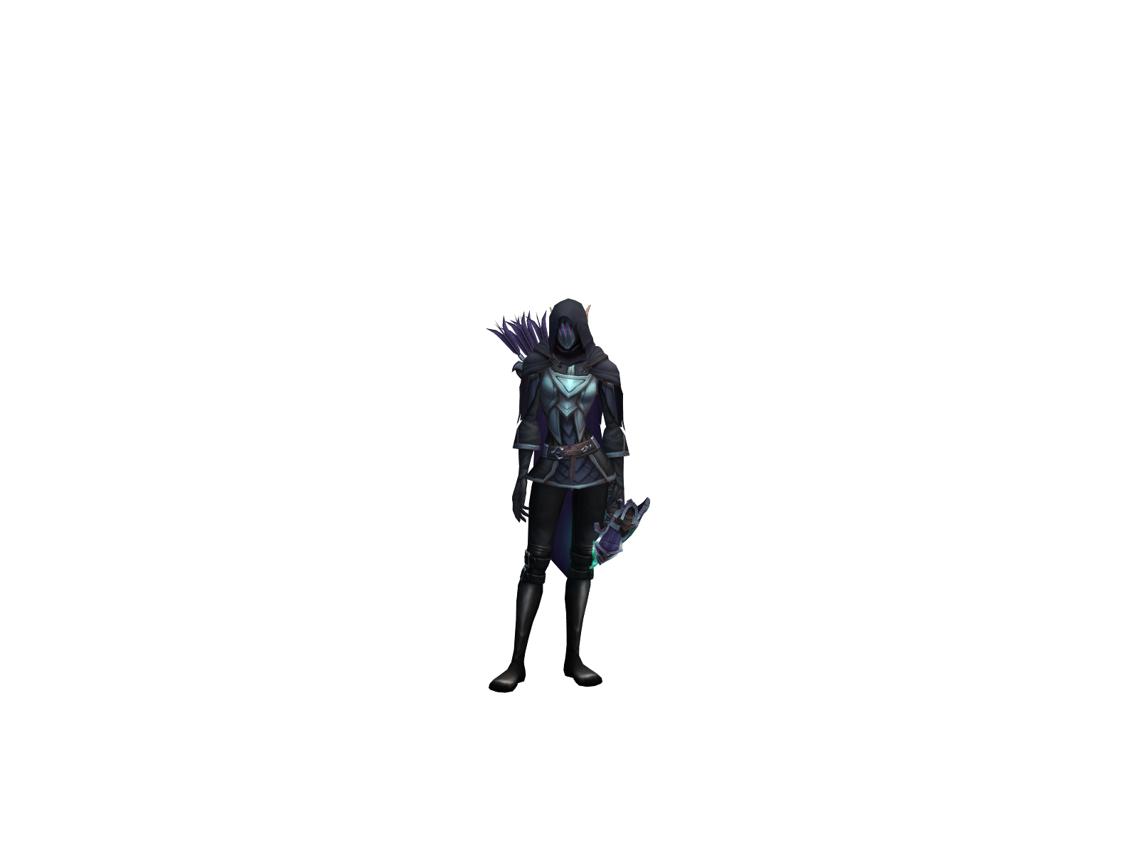 Kyrene 3D character render
