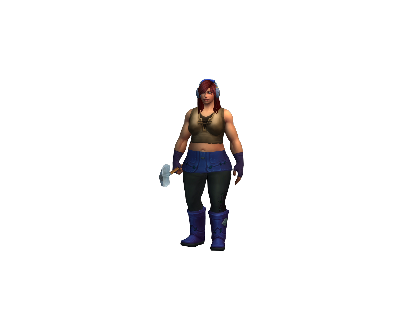 dominamiau 3D character render