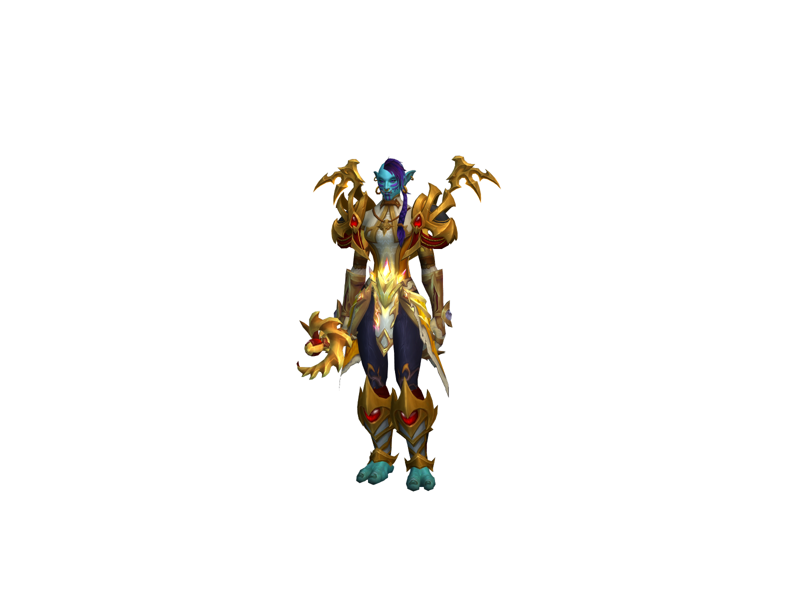 Tribade 3D character render