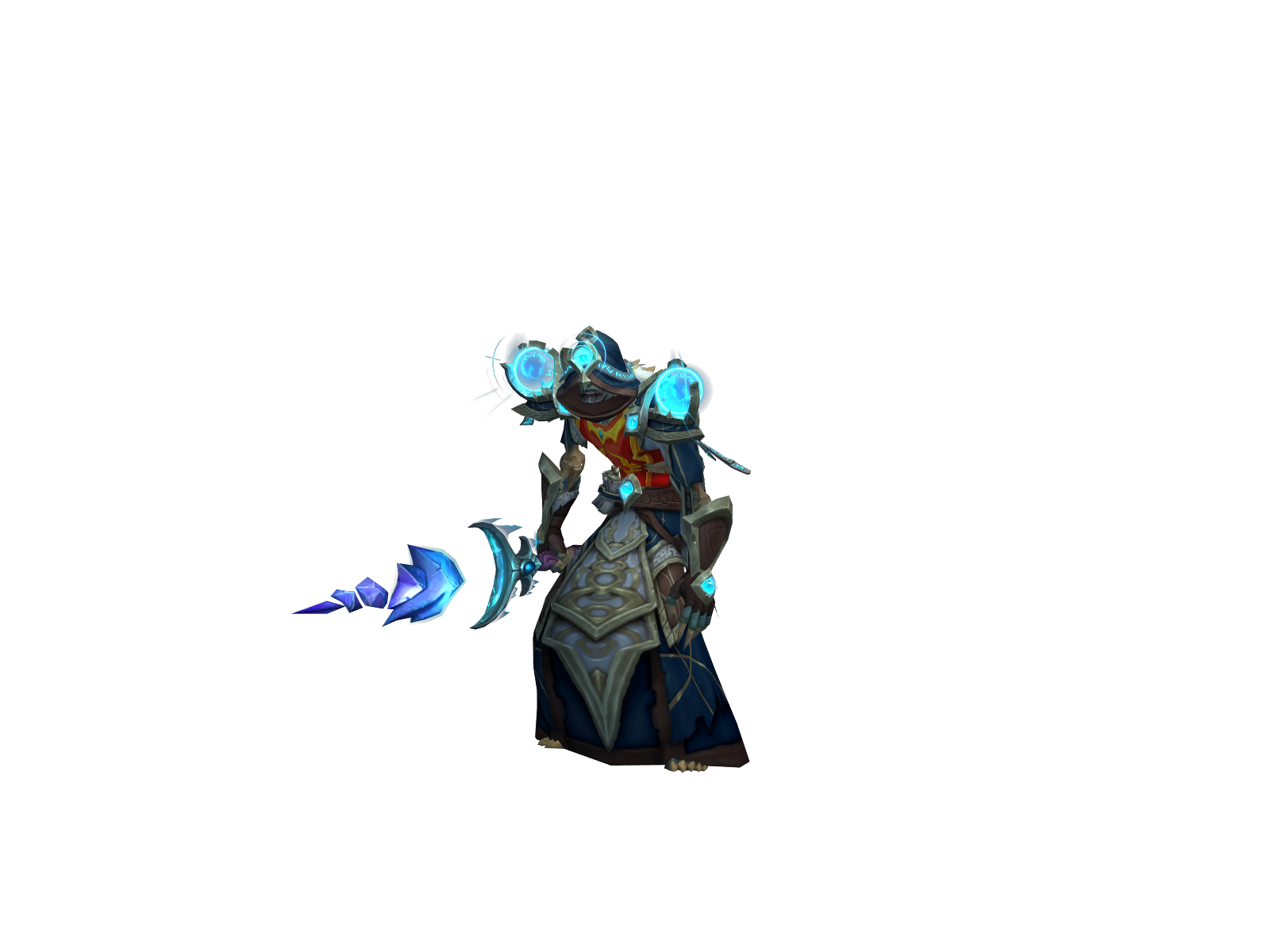 Spacewax 3D character render