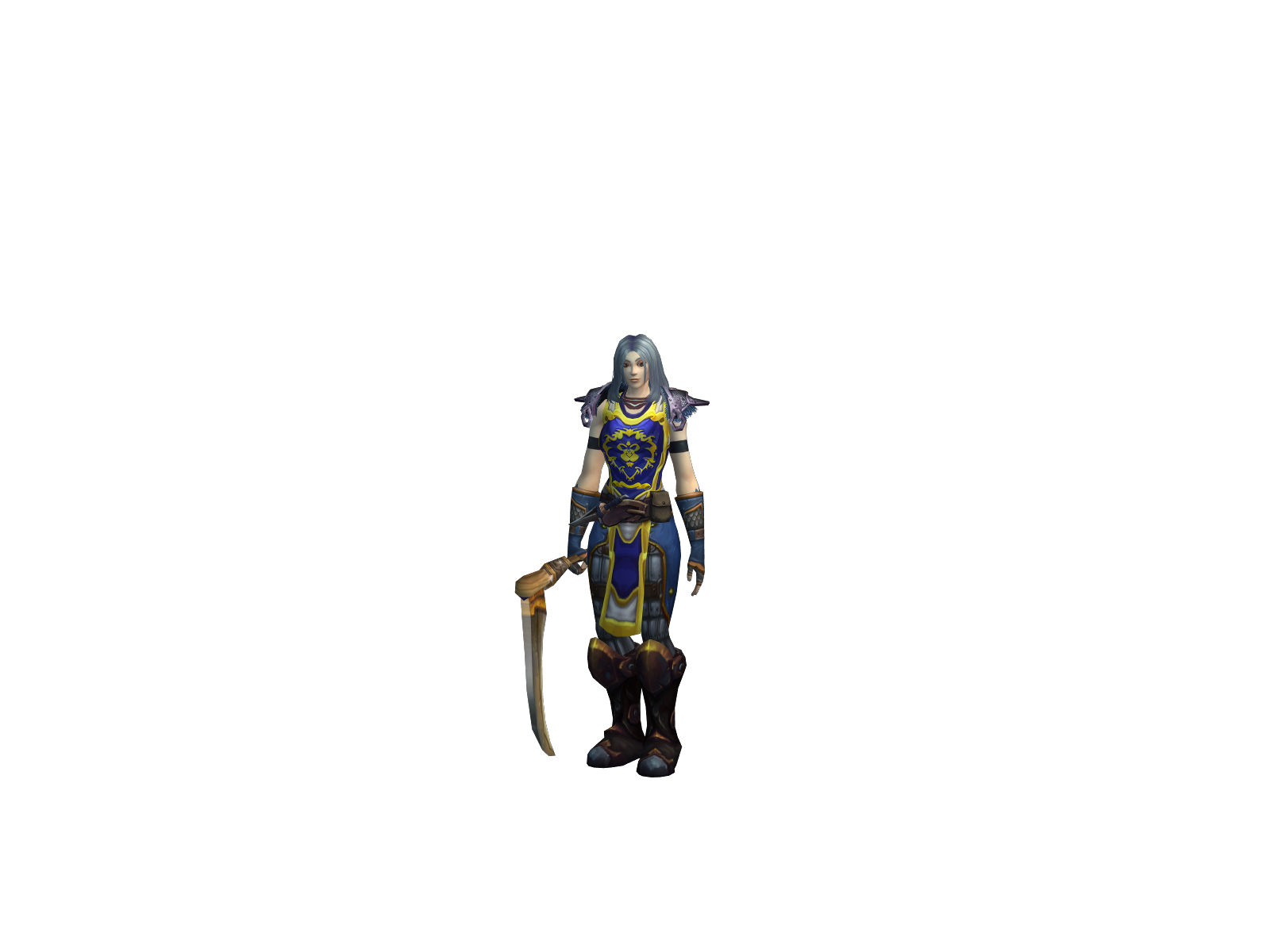 Grîsû 3D character render
