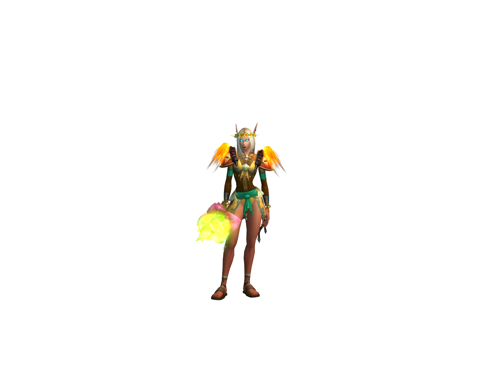 Larysse 3D character render