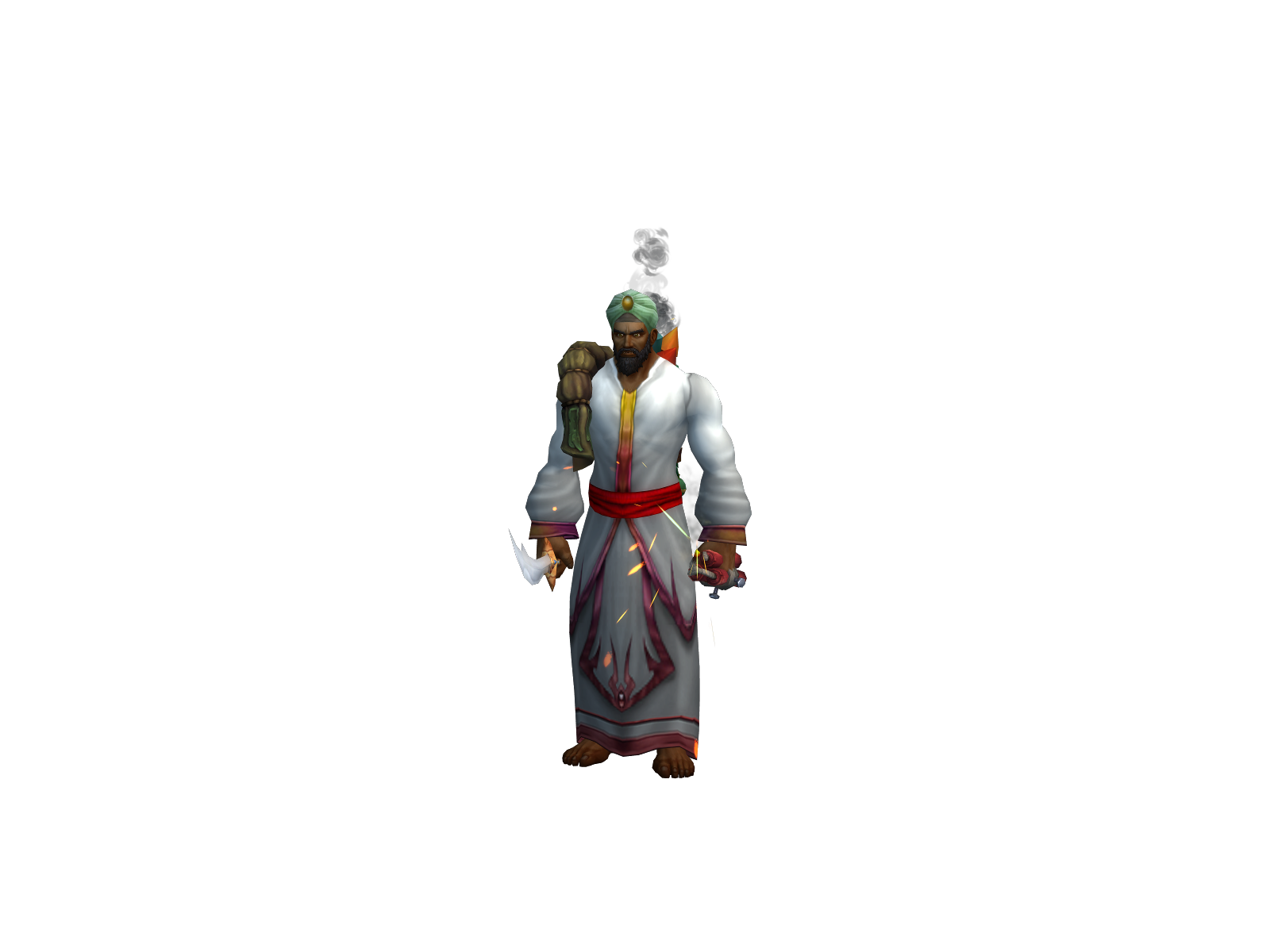 Mohammed 3D character render