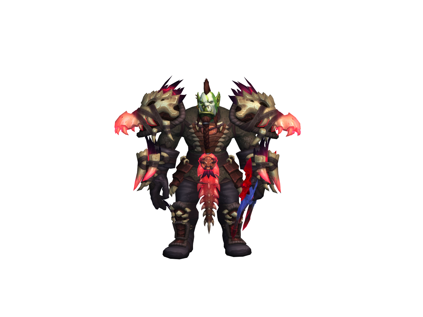 Screwed 3D character render