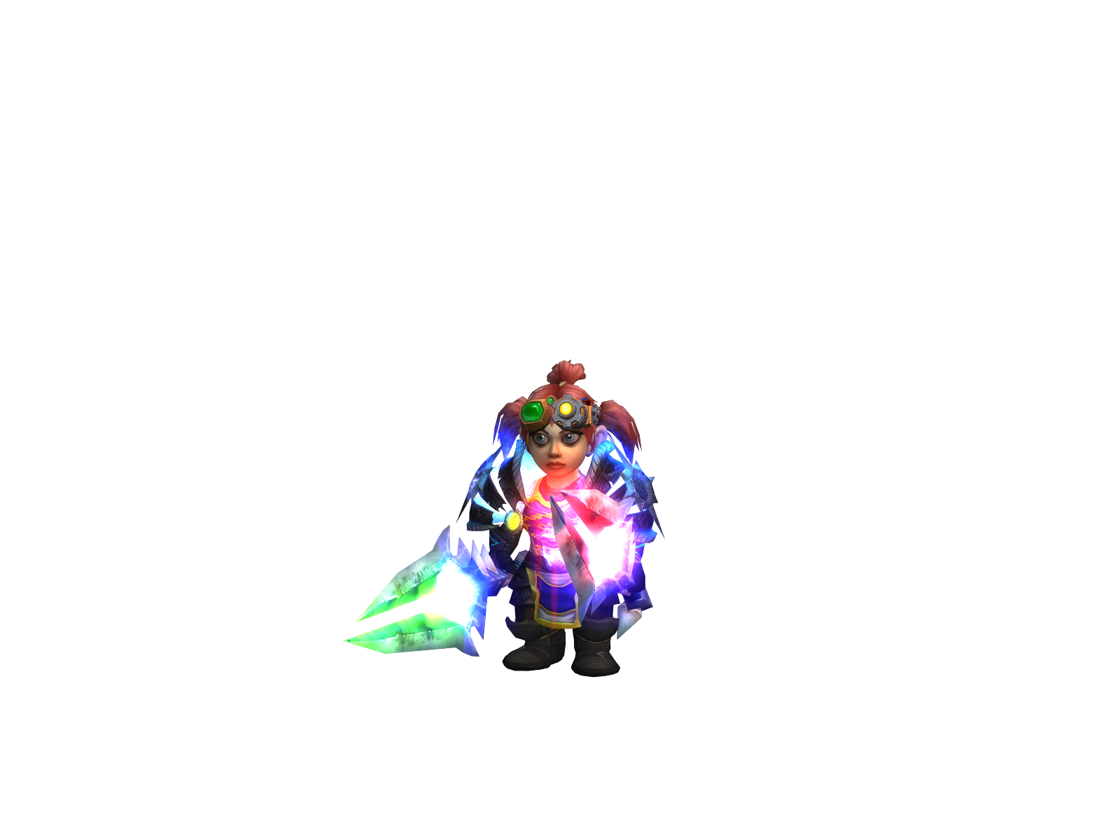 Blackatom 3D character render