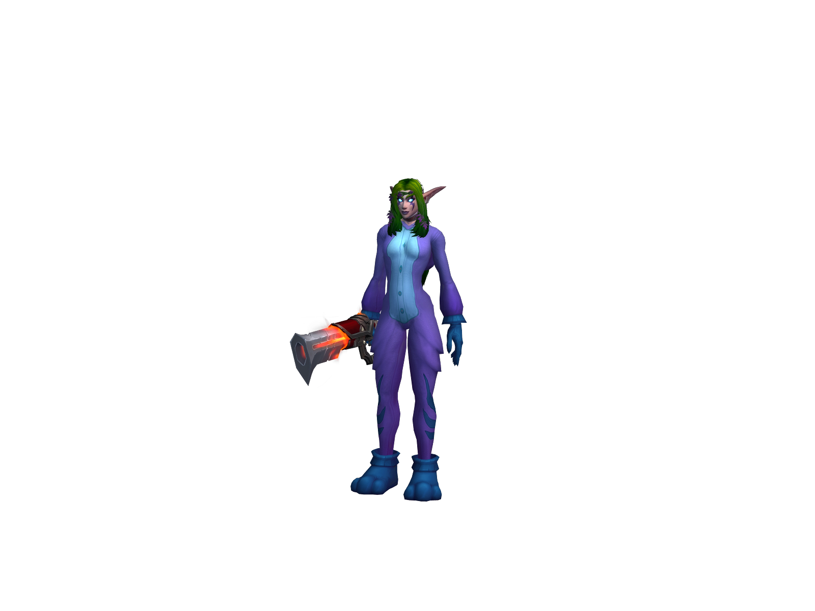 Eludua 3D character render