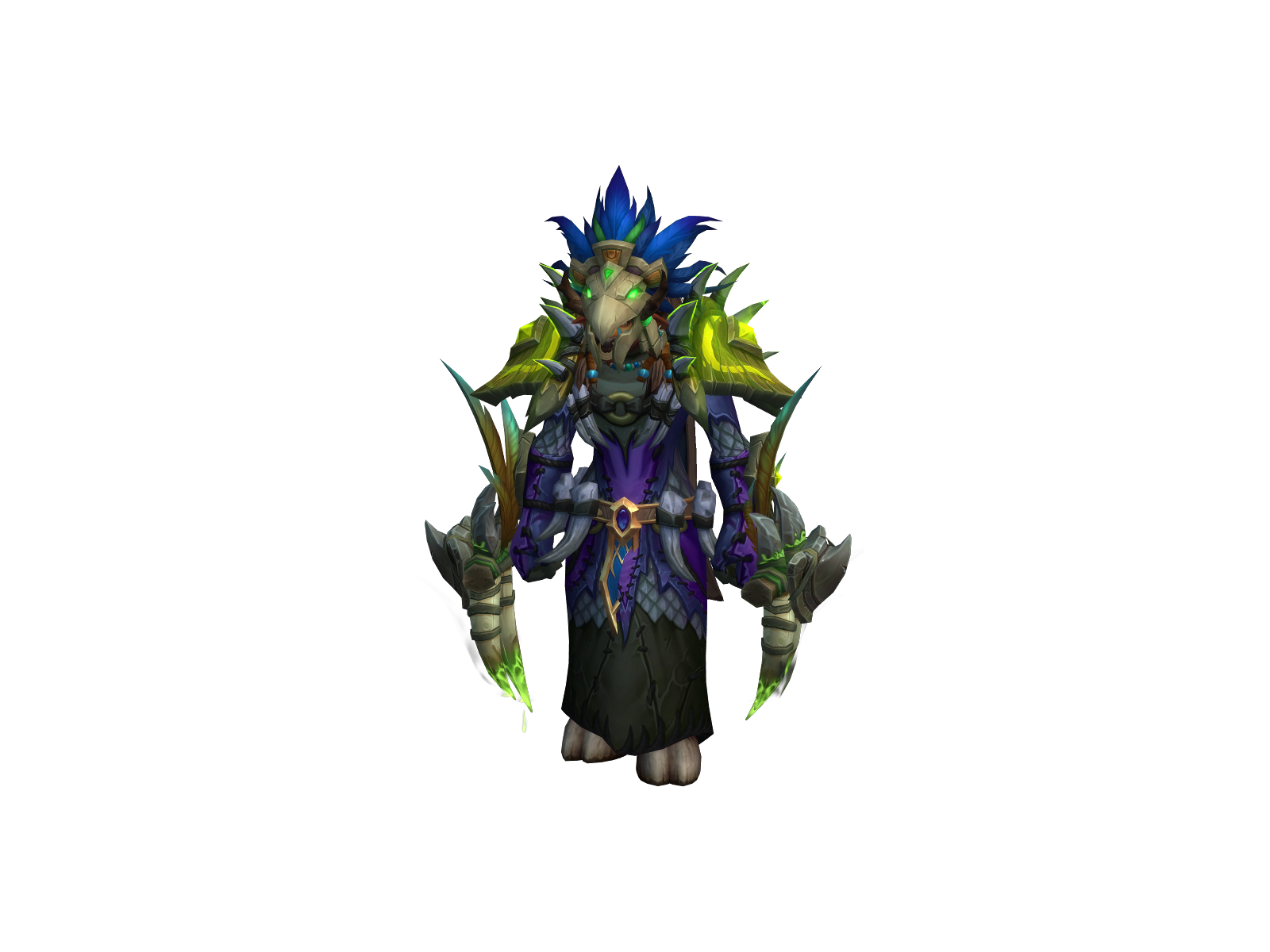 Pankeii 3D character render
