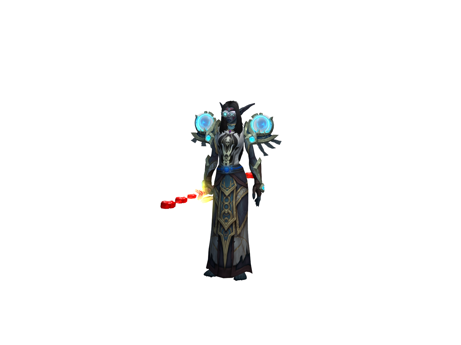 Washed 3D character render