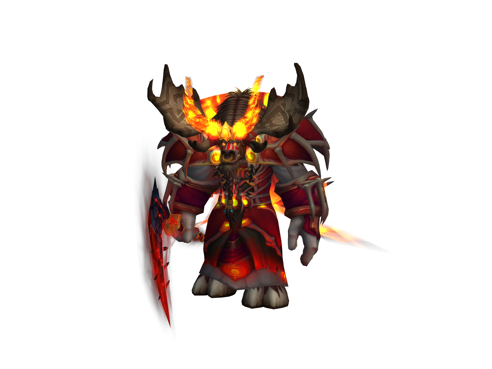 Chaosbull 3D character render