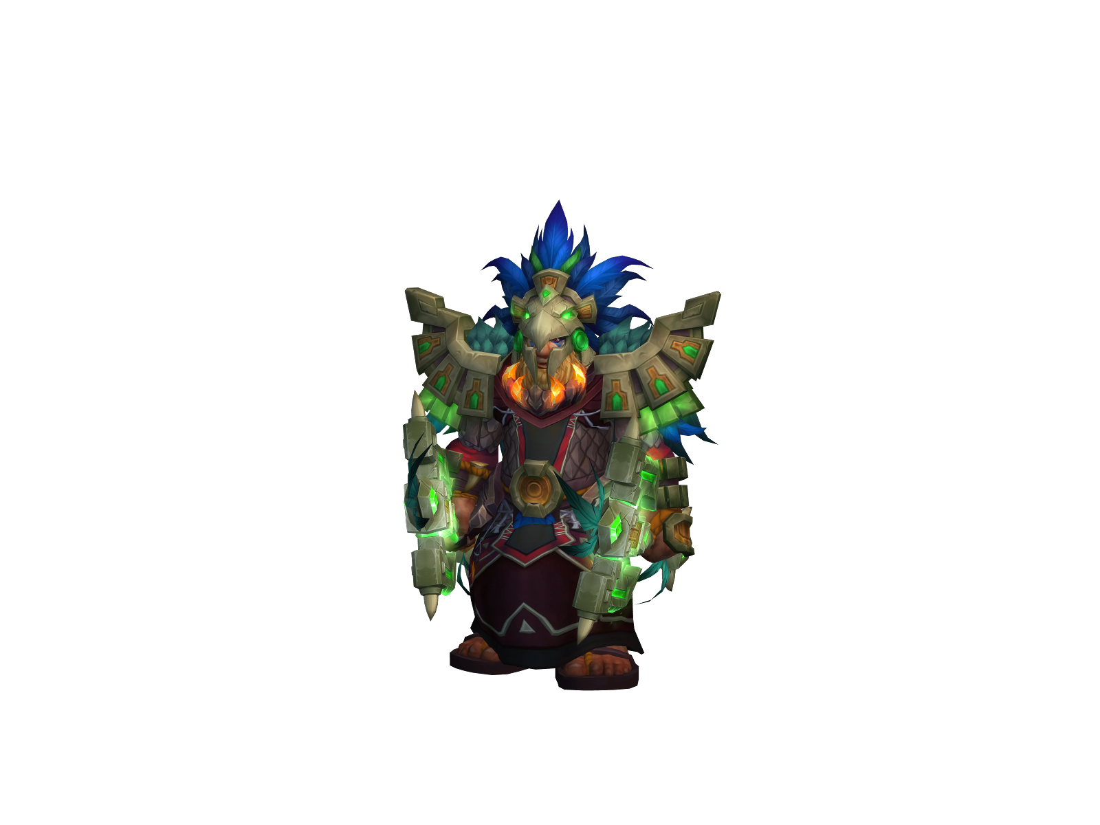 Gallofacham 3D character render