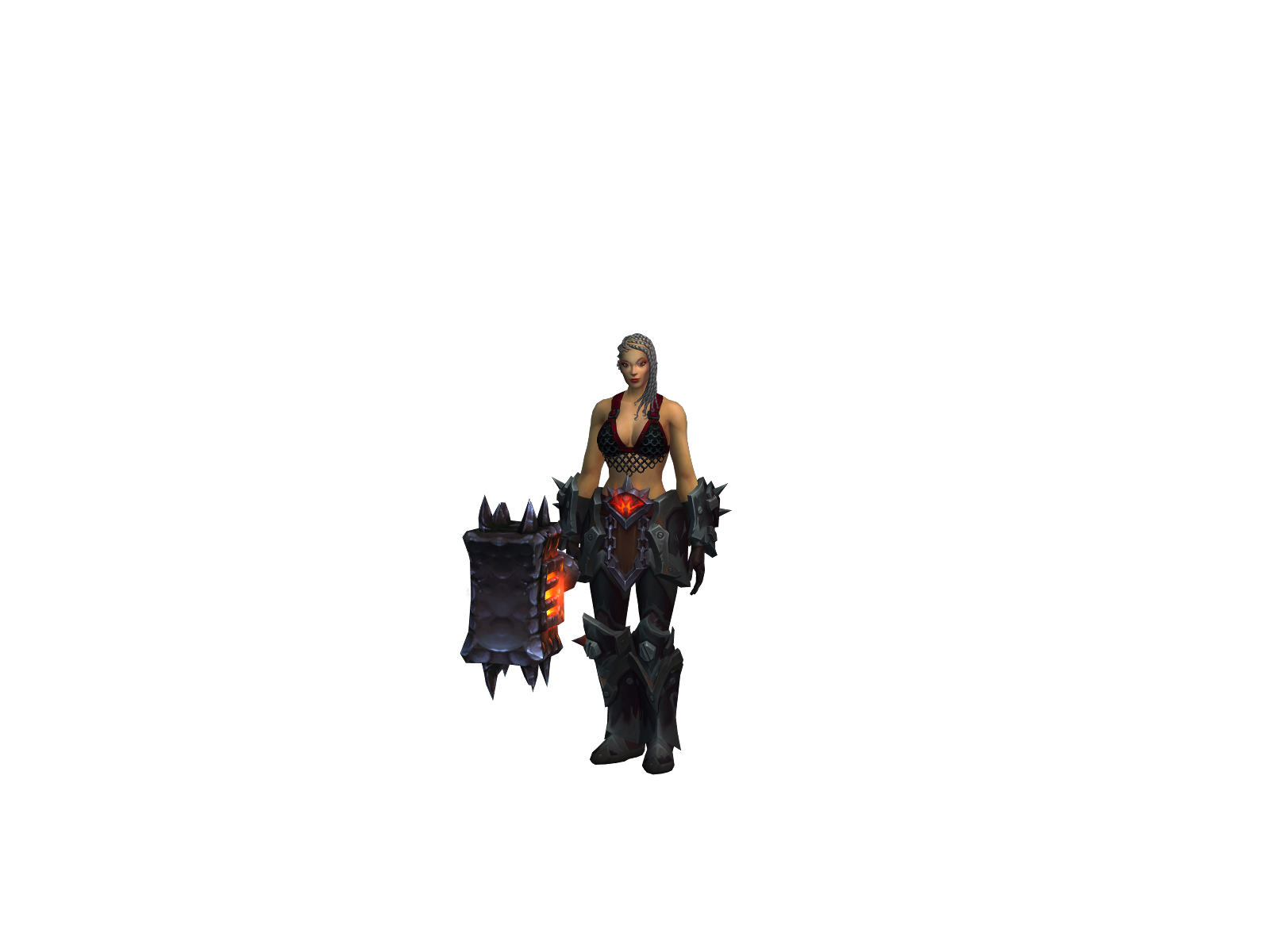 Deskarriada 3D character render