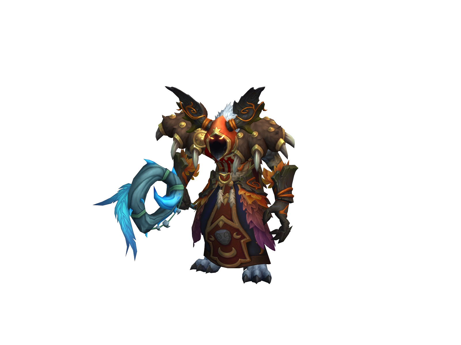 Bêlion 3D character render