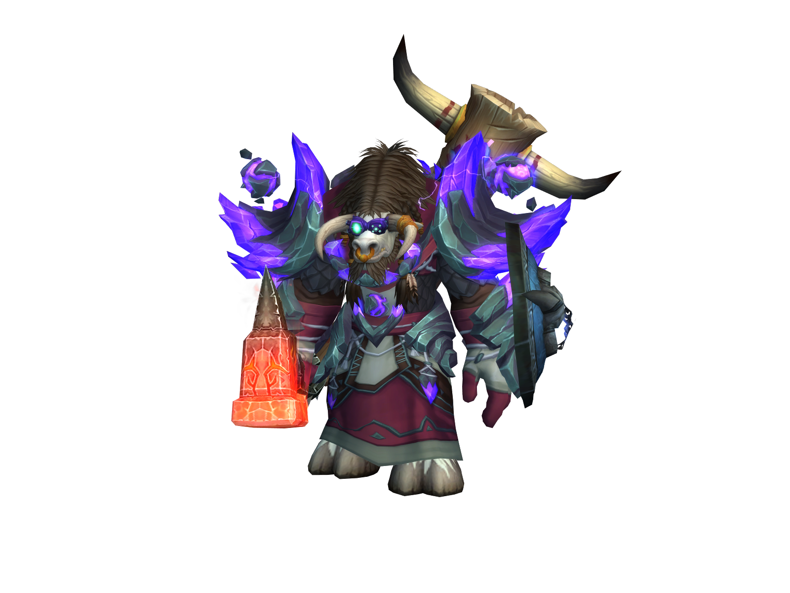 Cupravolt 3D character render