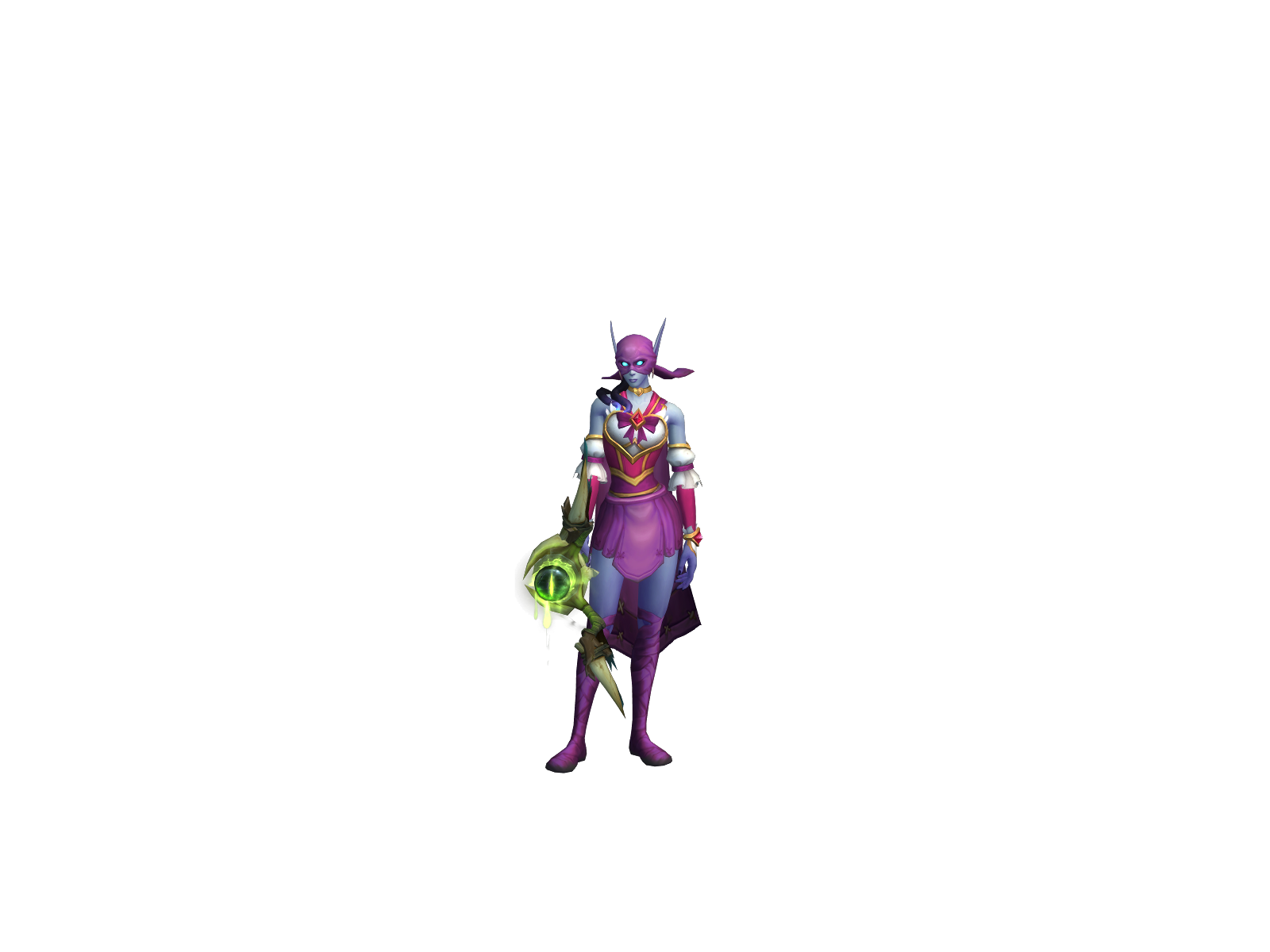 Mortima 3D character render