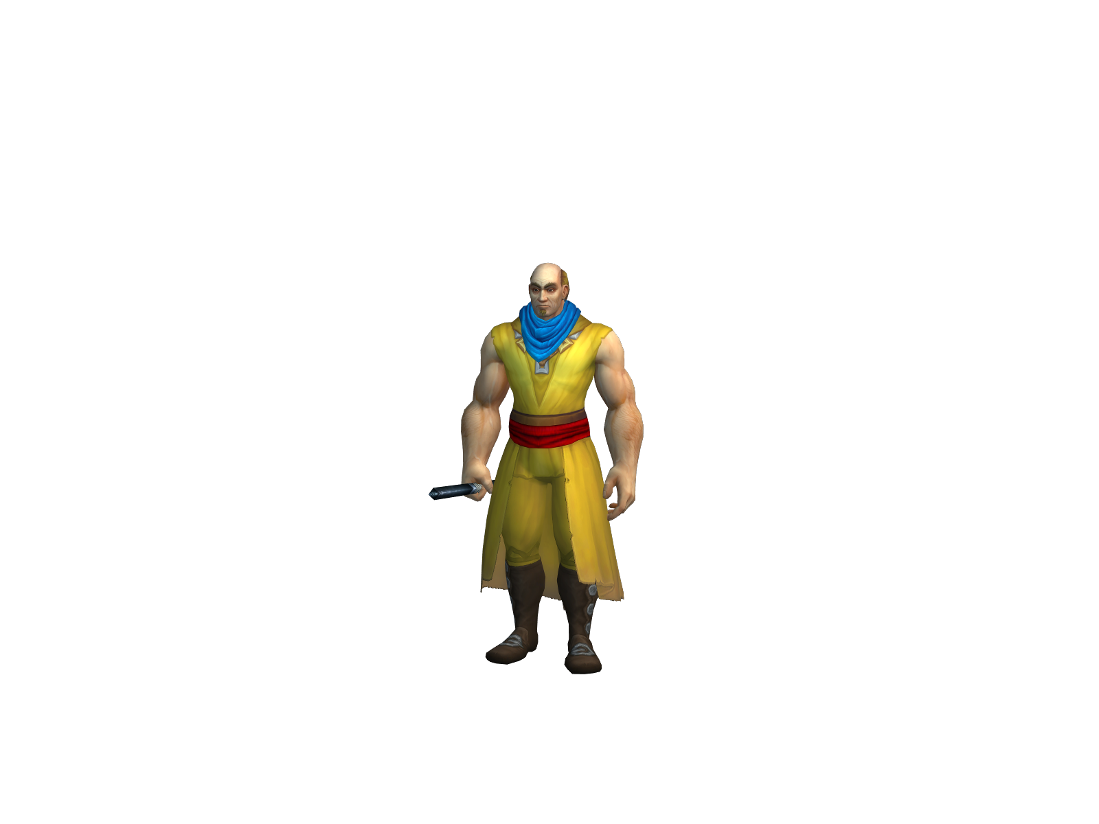 Falindrome 3D character render