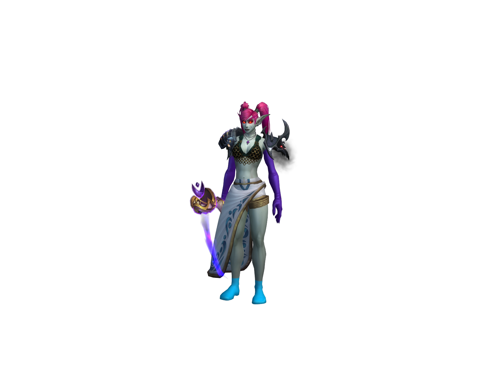 Raxtelila 3D character render