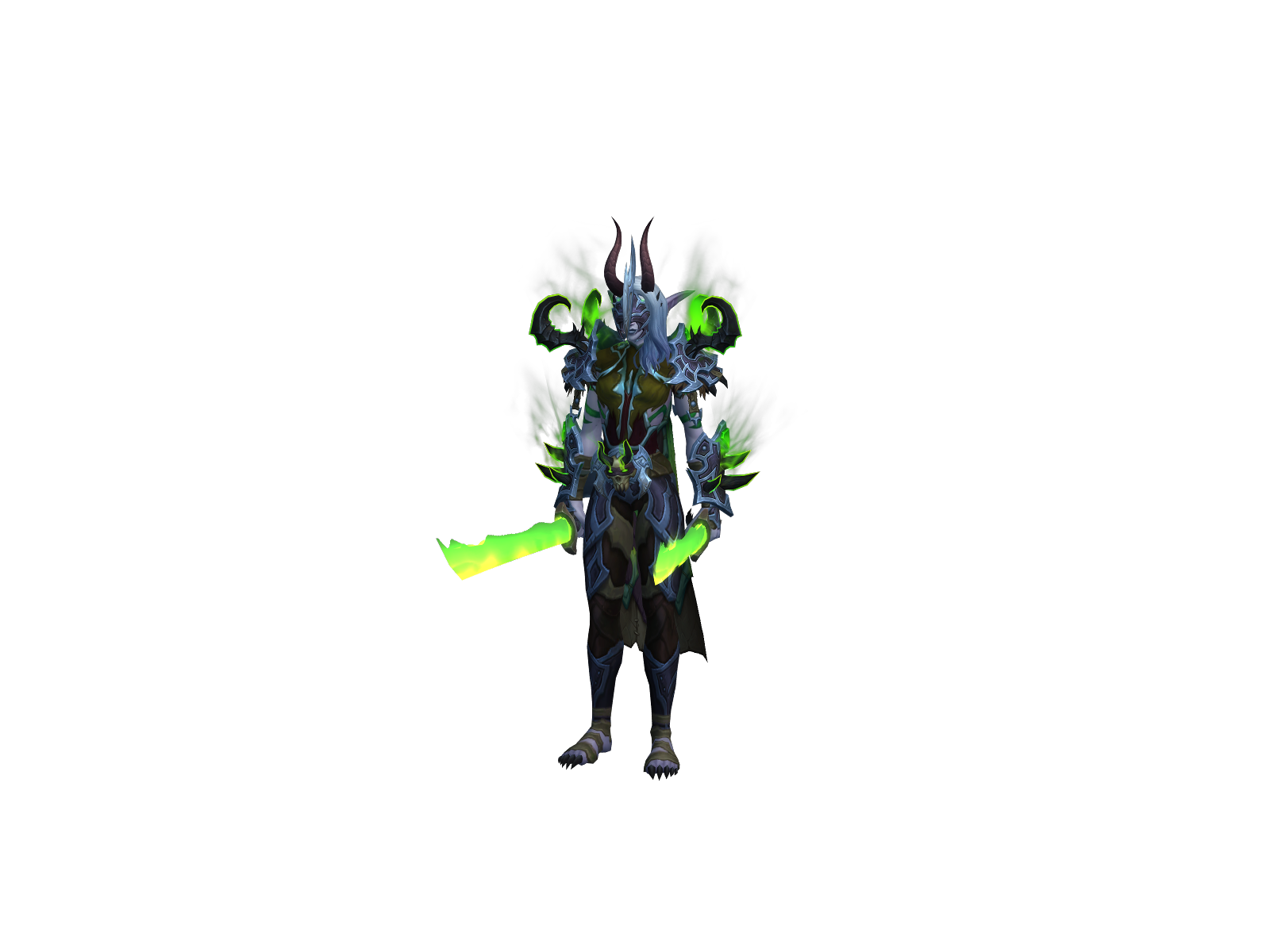 Razíel 3D character render