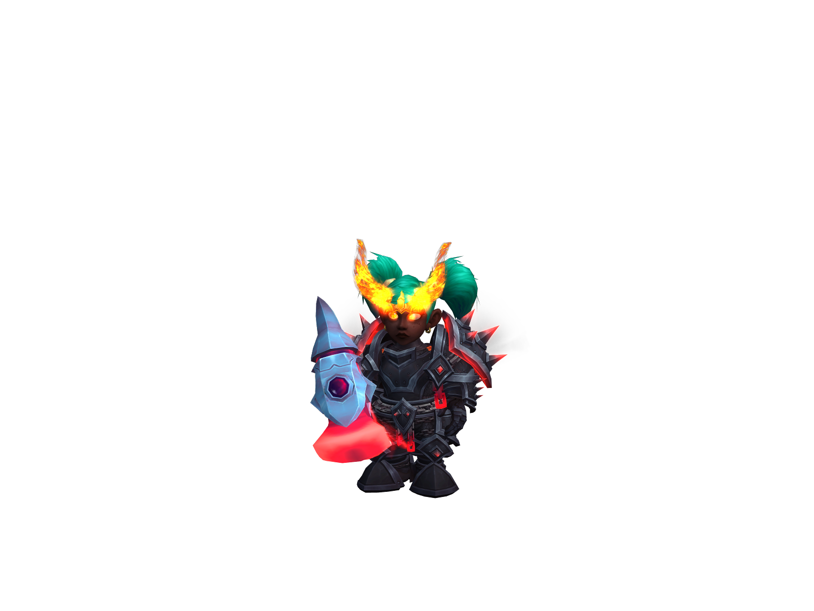 Hyperblast 3D character render